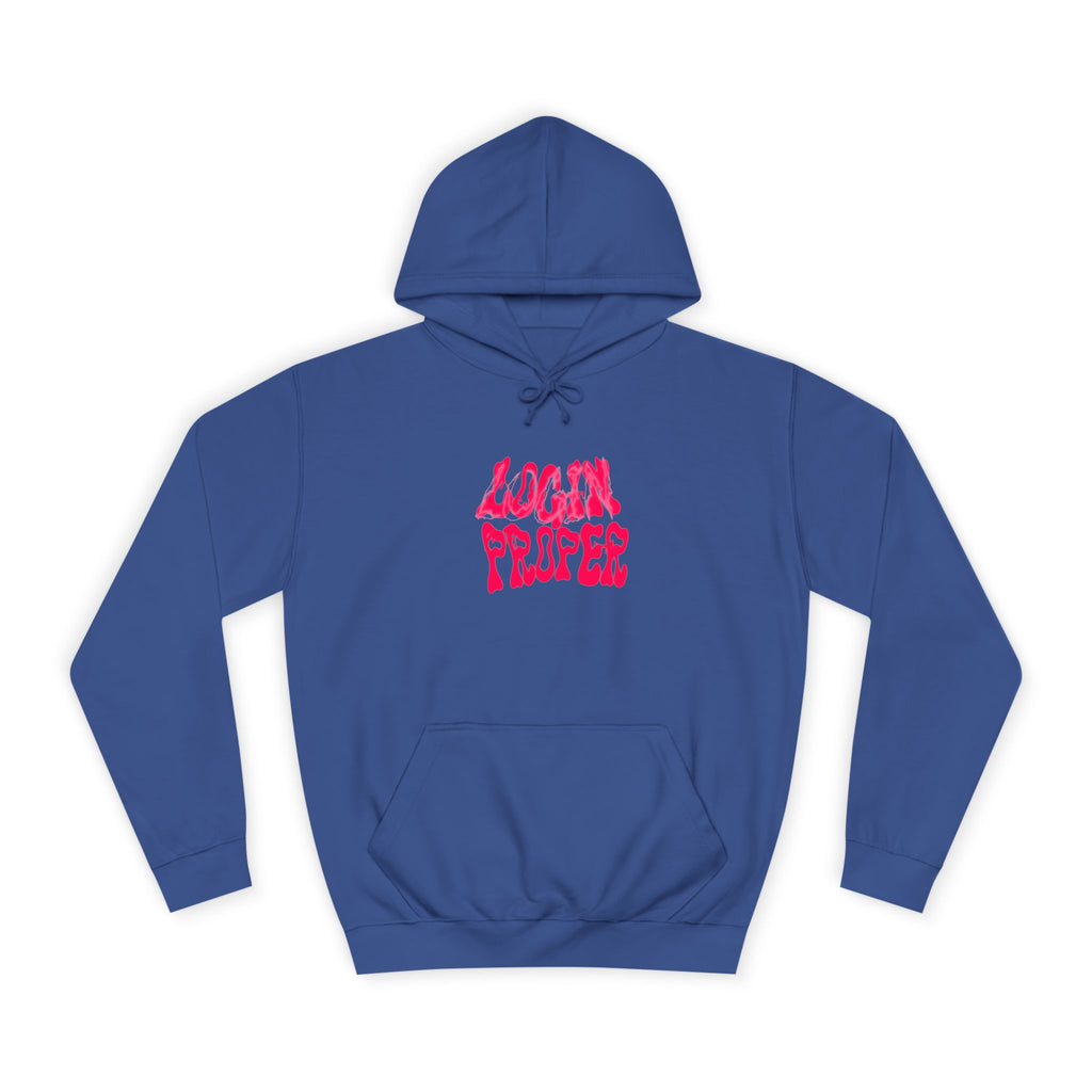 Trendy Unisex Hoodie - 'LOGIN PROPER' Graphic Sweatshirt for, Casual Wear, Gifts' Events, Street Style