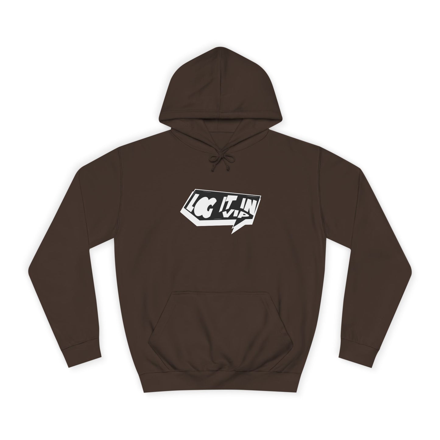 Unisex log it in Hoodie, Cozy Sweatshirt, Everyday Wear, Gift for Students, Youth Fashion, trendy Essentials