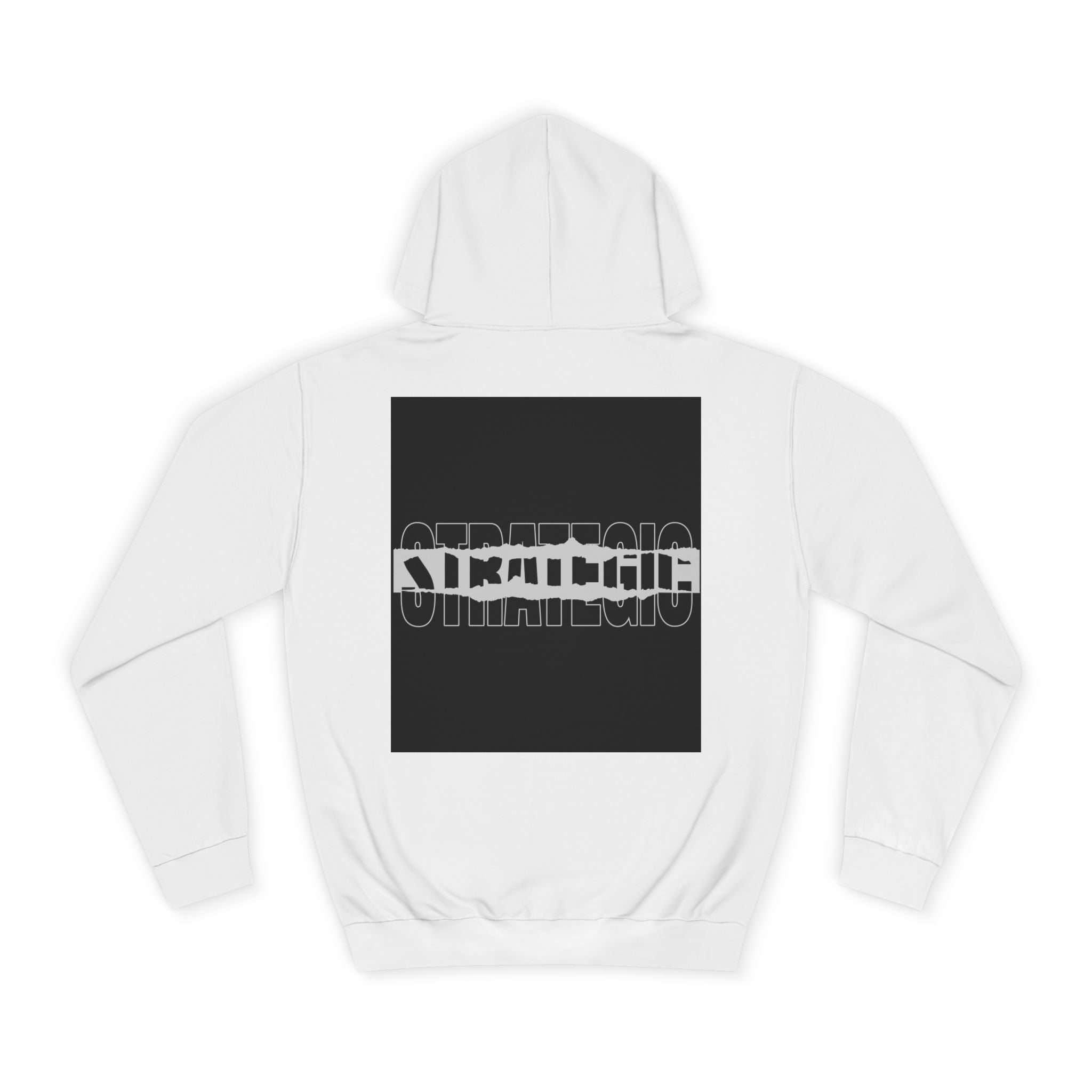Unisex Hoodie with Strategic Print, Casual Sweatshirt,Gift, Trendy Apparel, Everyday Wear