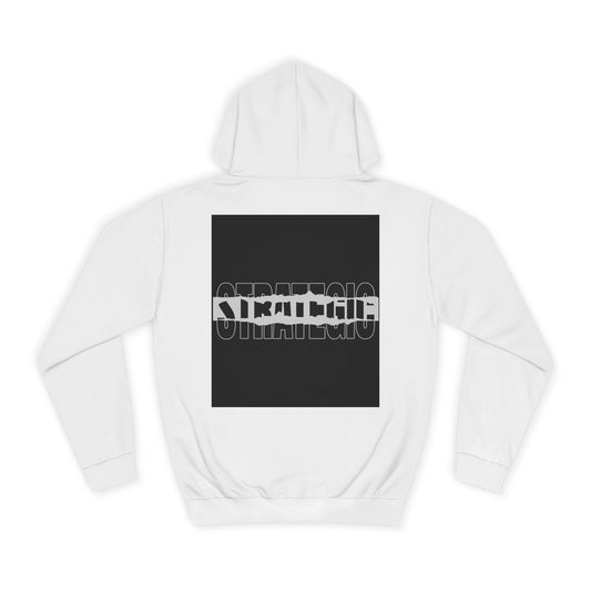 Unisex Hoodie with Strategic Print, Casual Sweatshirt,Gift, Trendy Apparel, Everyday Wear