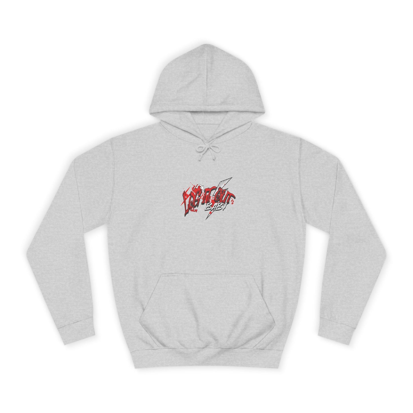 Trendy Log it out Hoodie, Graphic Sweatshirt, Unisex Casual Wear, Stylish Streetwear, Great for Gift Giving