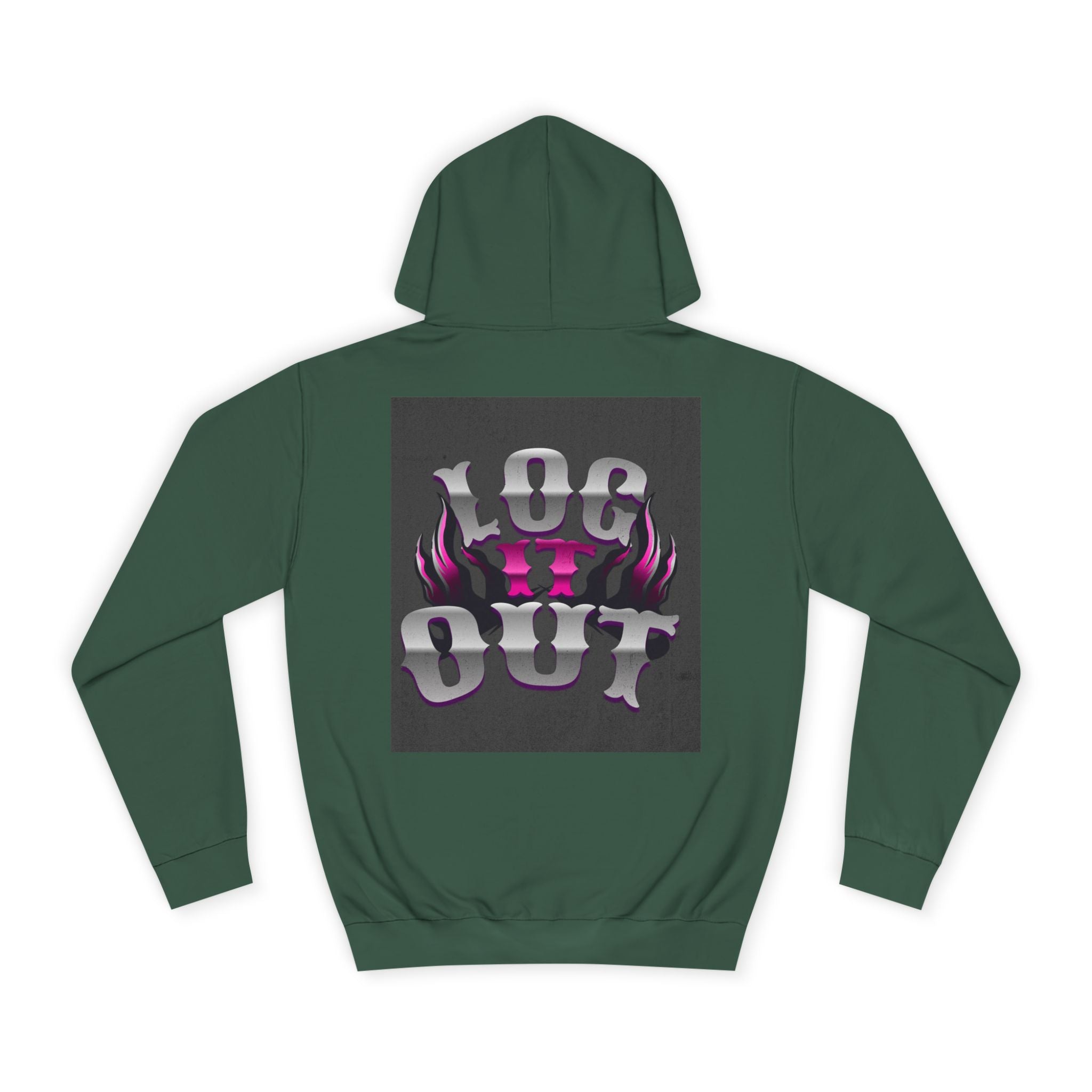 Cool Unisex Log it out Hoodie, Perfect for Any one, Trendy Custom Apparel, Casual Wear, Gift, Streetwear Style