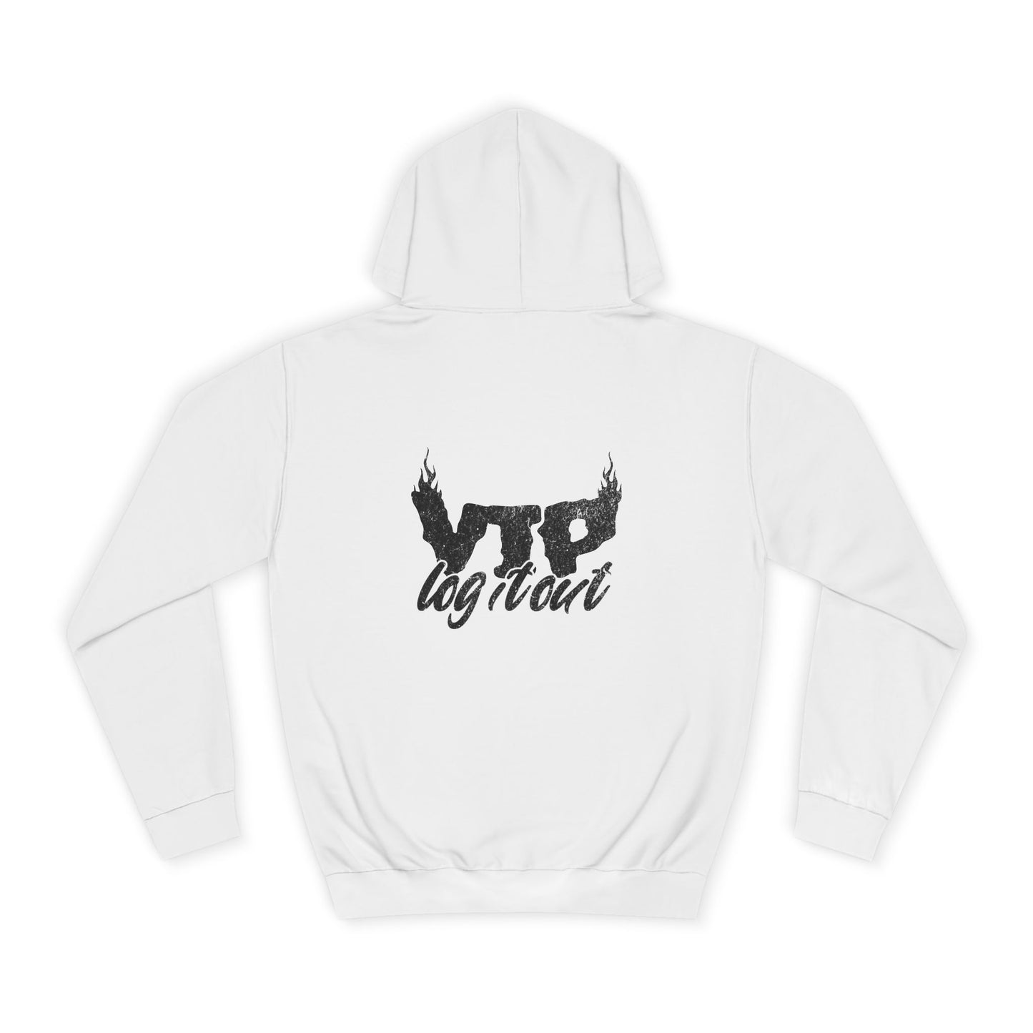 Unisex Log it Out Hoodie with Bold Logo, Casual Streetwear, Perfect for Any Thing, Comfortable Gift for Everyday Wear
