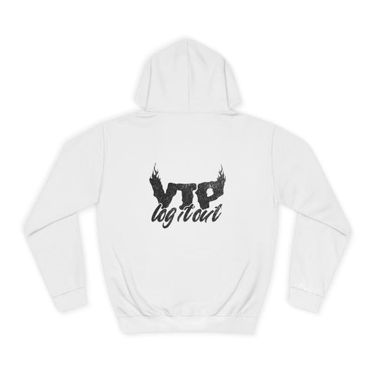 Unisex Log it Out Hoodie with Bold Logo, Casual Streetwear, Perfect for Any Thing, Comfortable Gift for Everyday Wear