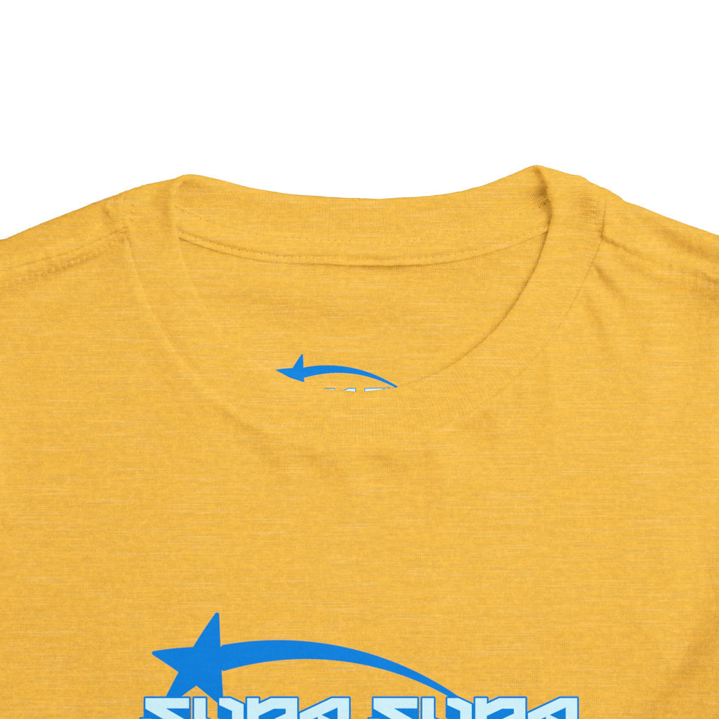 Toddler Tee — Blue Star 'Supa Supa' Graphic Shirt