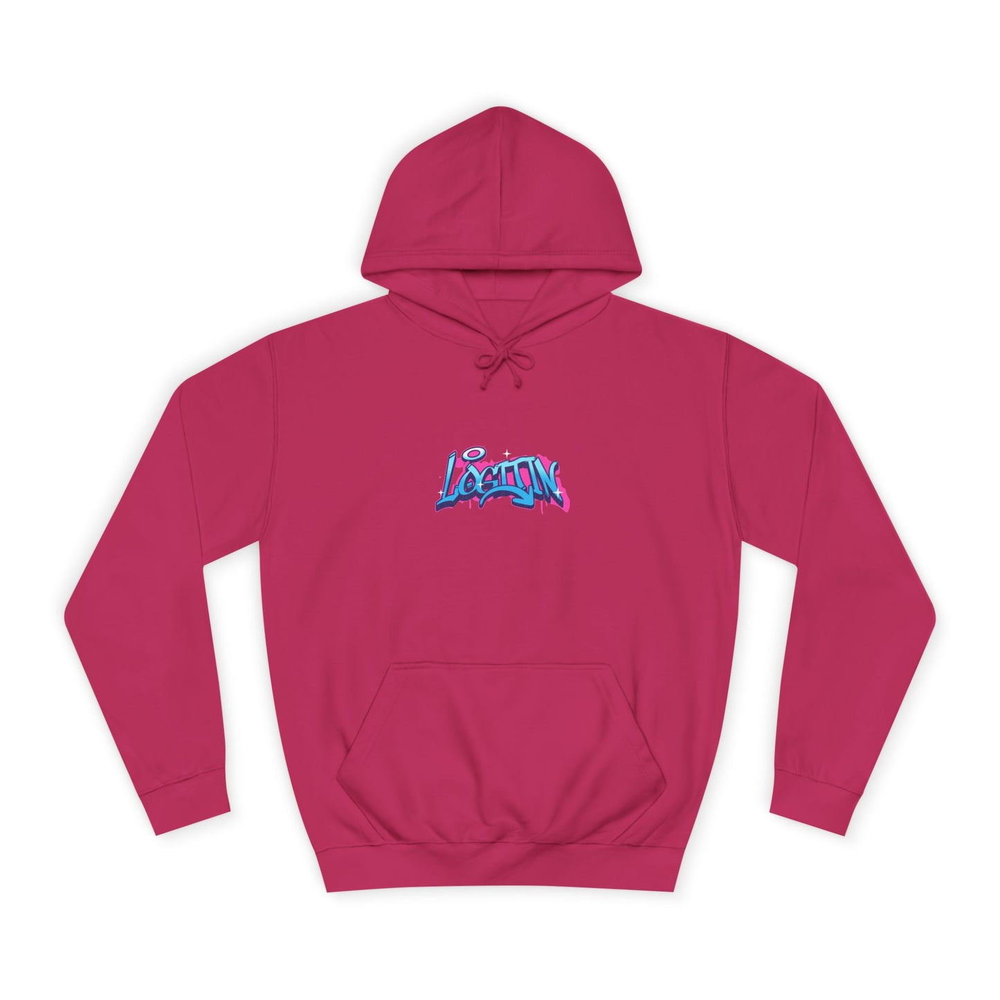 Vibrant Log it in Hoodie, Unisex Cozy Sweatshirt, Trendy Streetwear, Perfect for Life, Gift for Stylish Fall Apparel