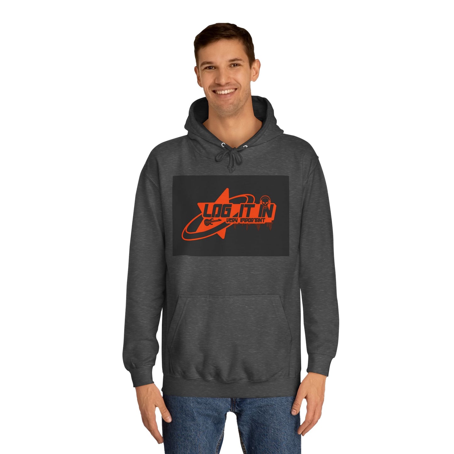 Unisex Log it in Hoodie, Casual trendy Wear, Gift, Graphic Hoodie, perfect fit Hoodie