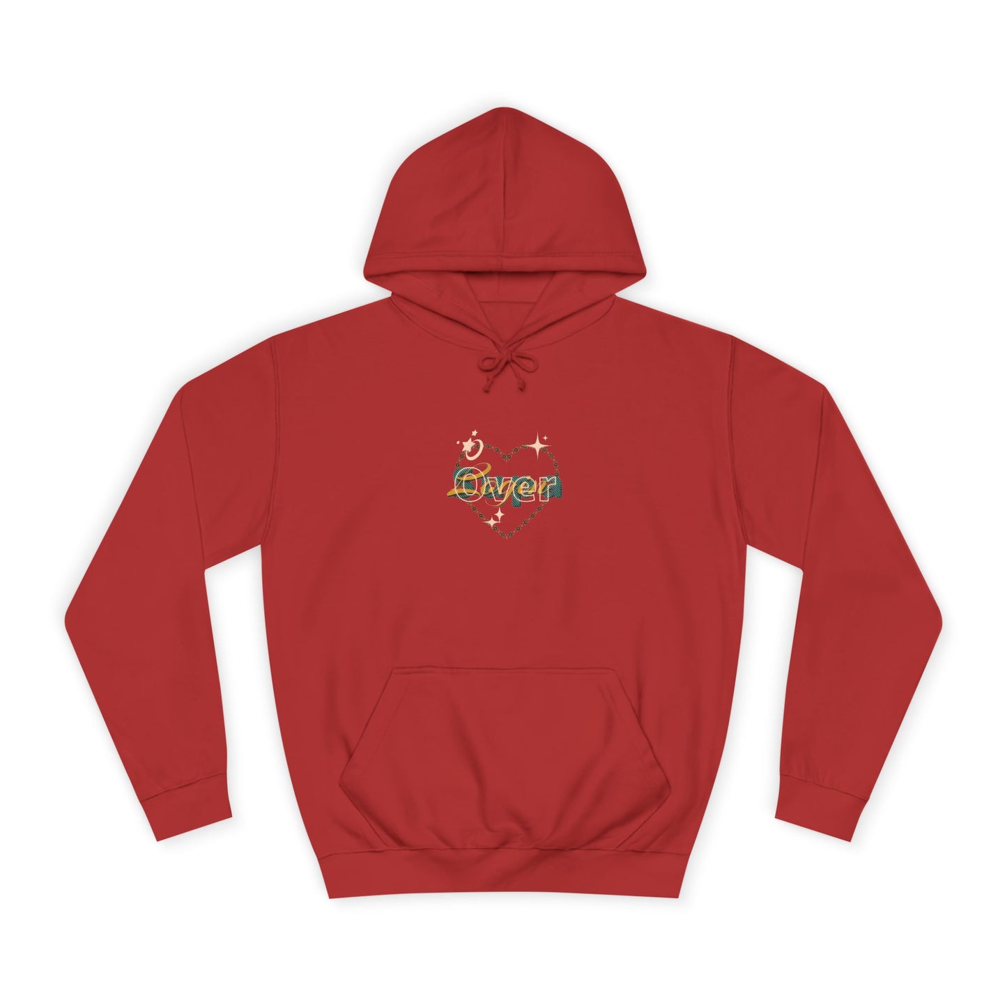 Charming Heart Hoodie with Floral Design, Unisex Casual Sweatshirt, Trendy Gift, Relaxed Wear, Unique Apparel