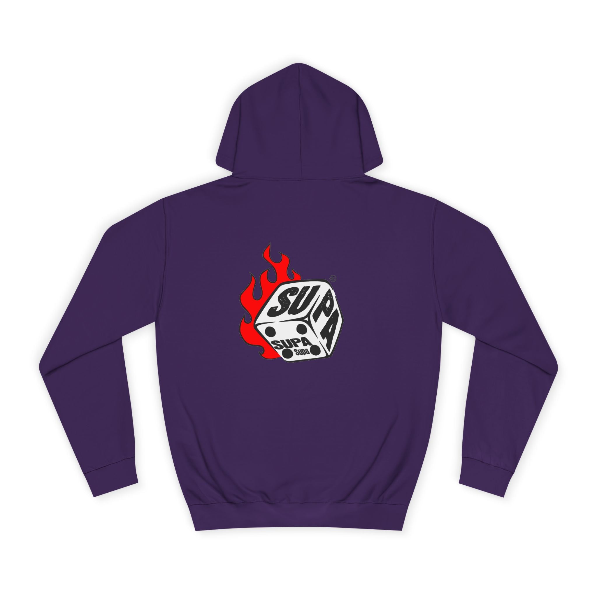 Cool Fire Graphic Unisex SUPA Hoodie, Apparel, Streetwear, Casual Wear, Unique Hooded Sweatshirt