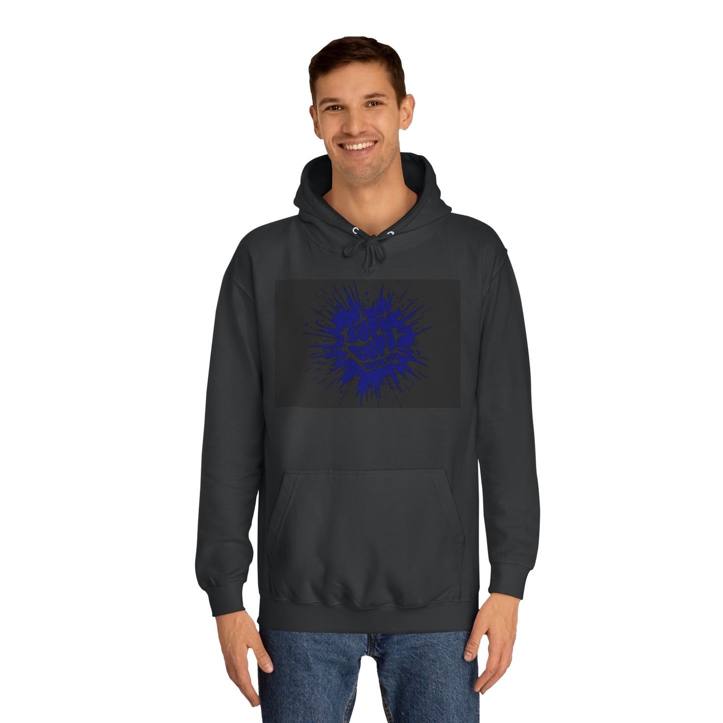 Unisex Supa Supa Hoodie with Bold Graphic Design, Comfortable Casual Wear, Ideal for Everyday, Perfect for Gifting, Spring and Fall Fashion