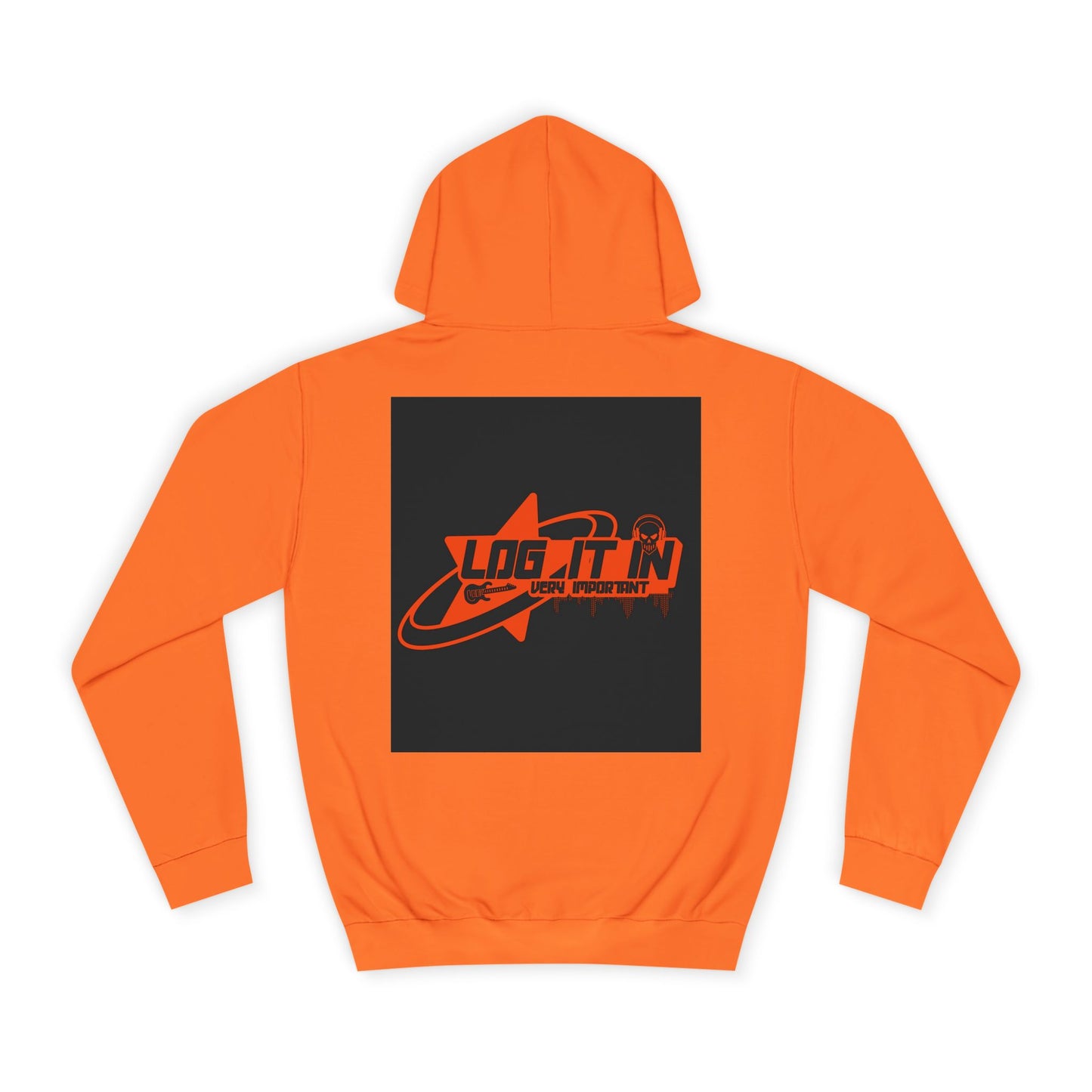 Unisex Log it in Hoodie with Vibrant Retro Design – Perfect for Life, Events, Gift, Relaxed Style, Holiday Wear
