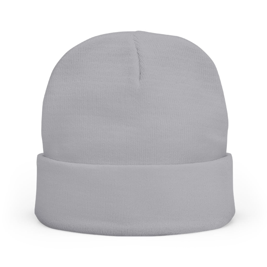 Embroidered 'LOG OUT' Knit Beanie — Gnome Humor Winter Hat