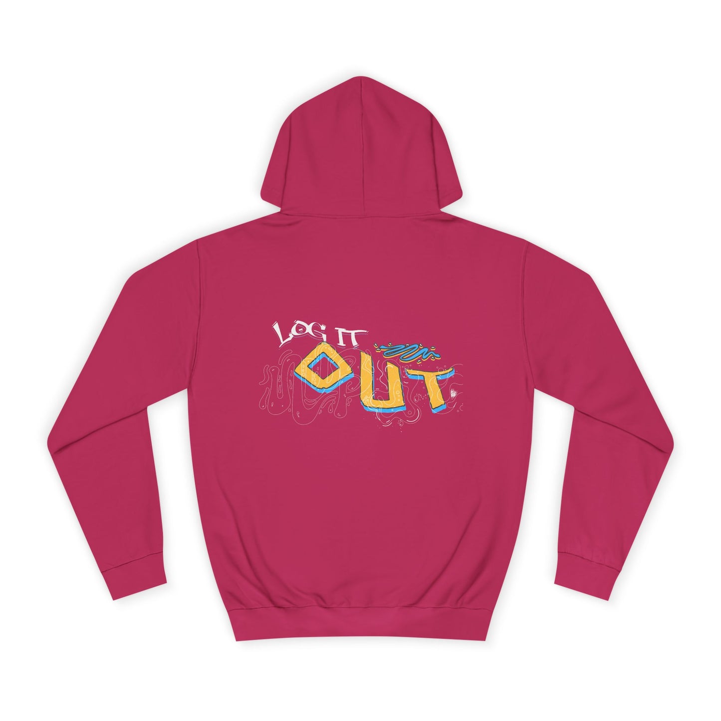 Unisex Log it out Hoodie - Stylish Casual wear, Perfect Gifts, Days Out, Summer Events, Coziness & Trendy Vibes