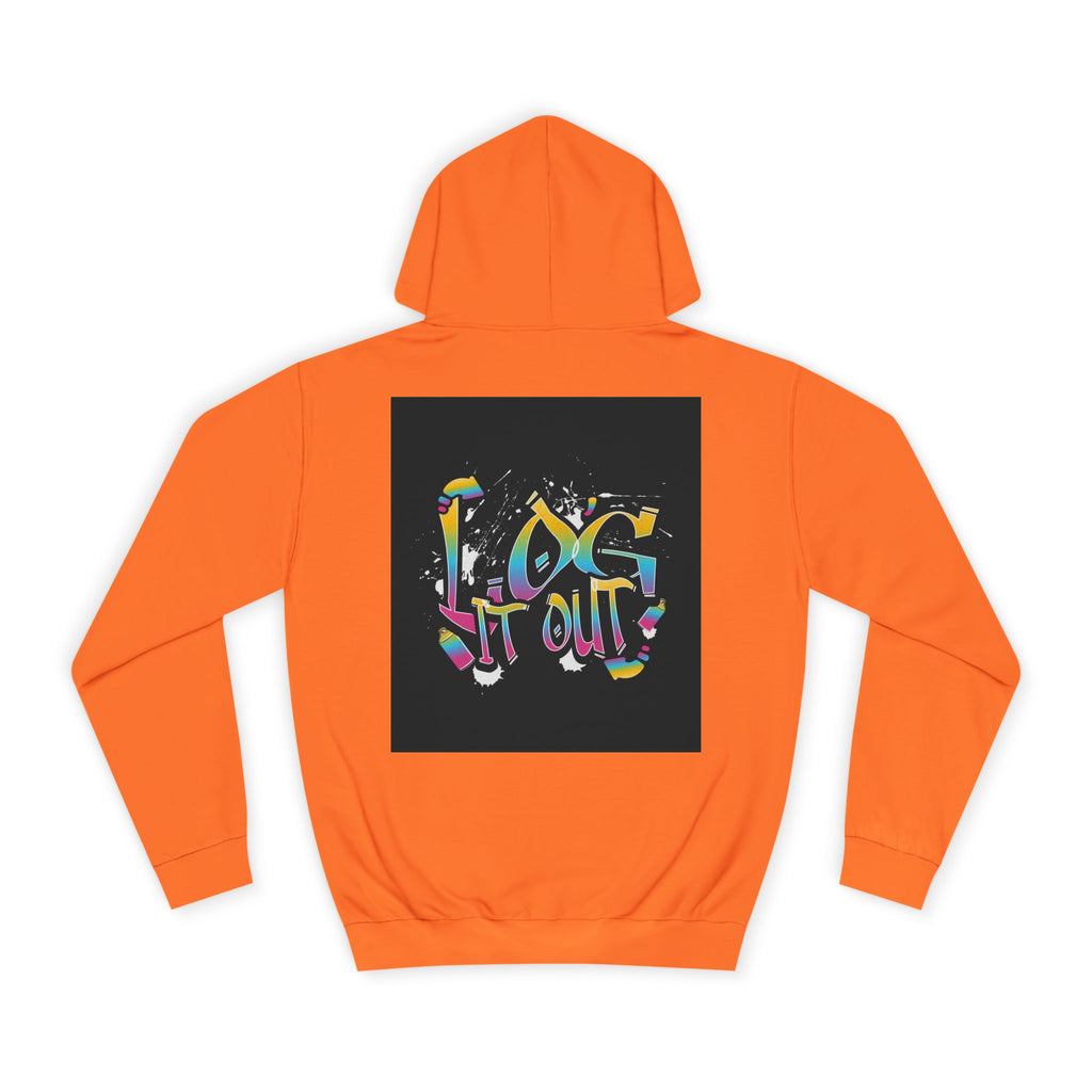 Colorful Unisex log it out Hoodie - Perfect for Students, Casual Wear, Gifts, Relaxed Style, trendy wear