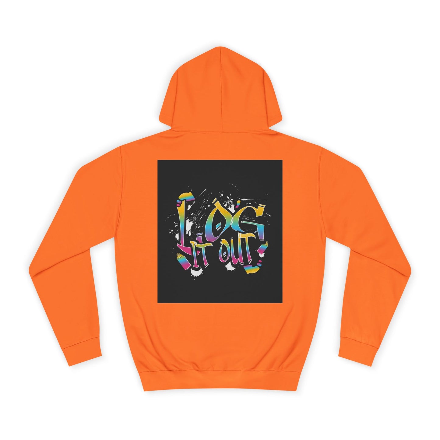 Colorful Unisex log it out Hoodie - Perfect for Students, Casual Wear, Gifts, Relaxed Style, trendy wear