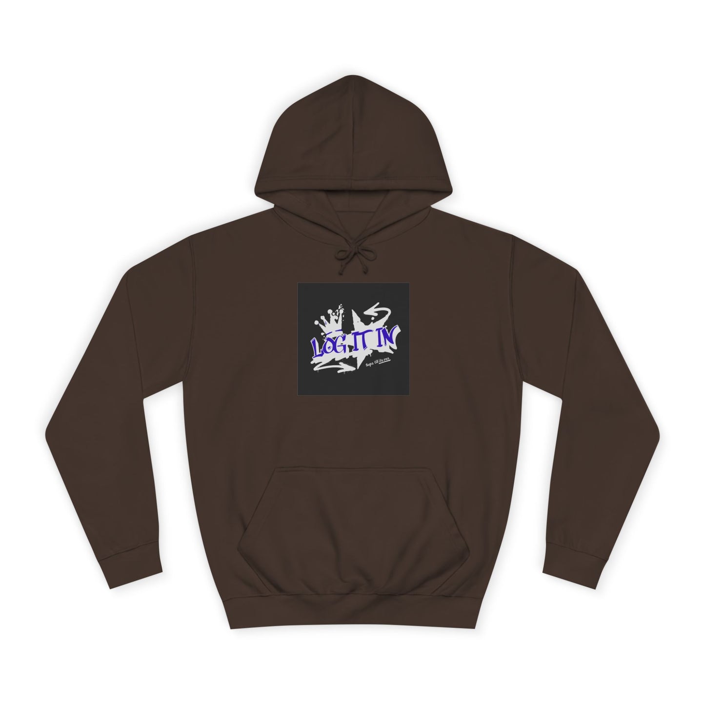 Unisex Log it in Hoodie, Casual Streetwear, Graphic Hoodie, Gift, Trendy Log it in Apparel, Cool Hoodie Design