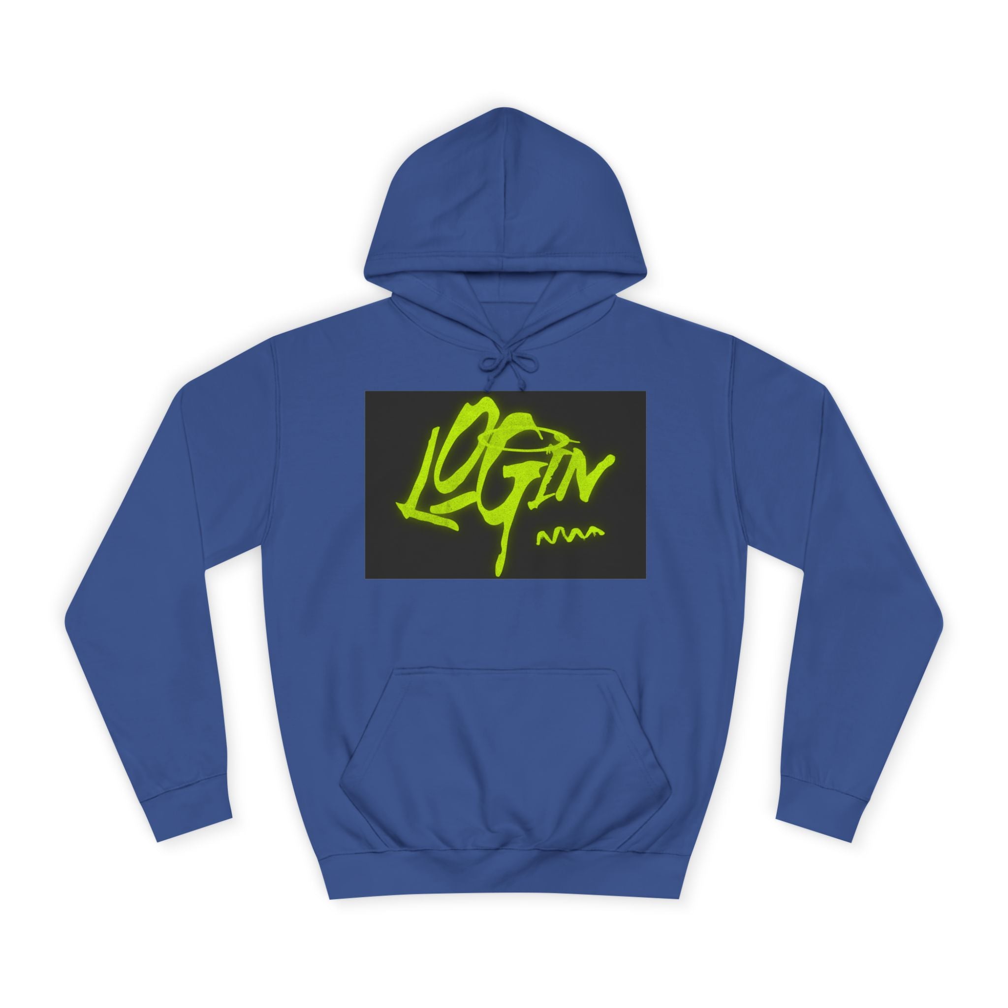 Trendy Unisex Hoodie - 'LOGIN' Graphic Design
