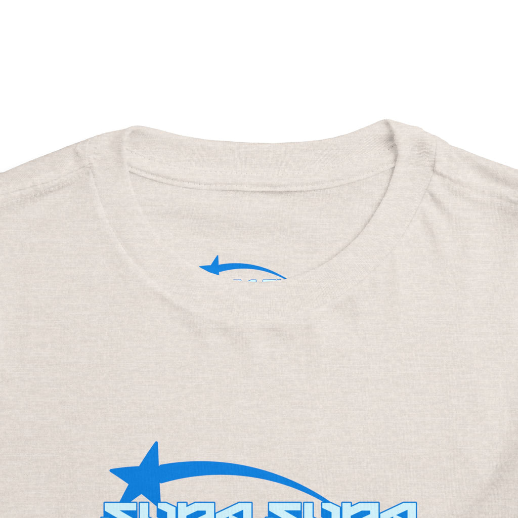 Toddler Tee — Blue Star 'Supa Supa' Graphic Shirt