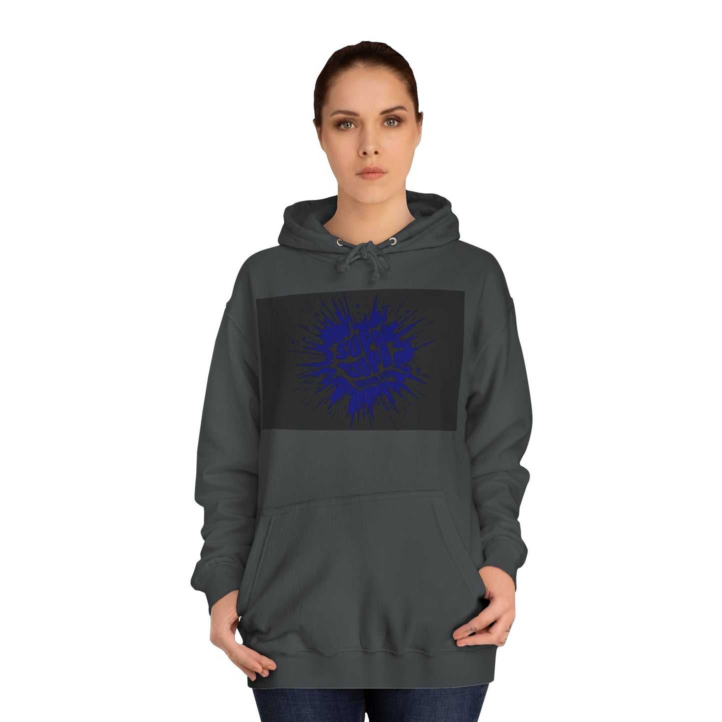 Unisex Supa Supa Hoodie with Bold Graphic Design, Comfortable Casual Wear, Ideal for Everyday, Perfect for Gifting, Spring and Fall Fashion