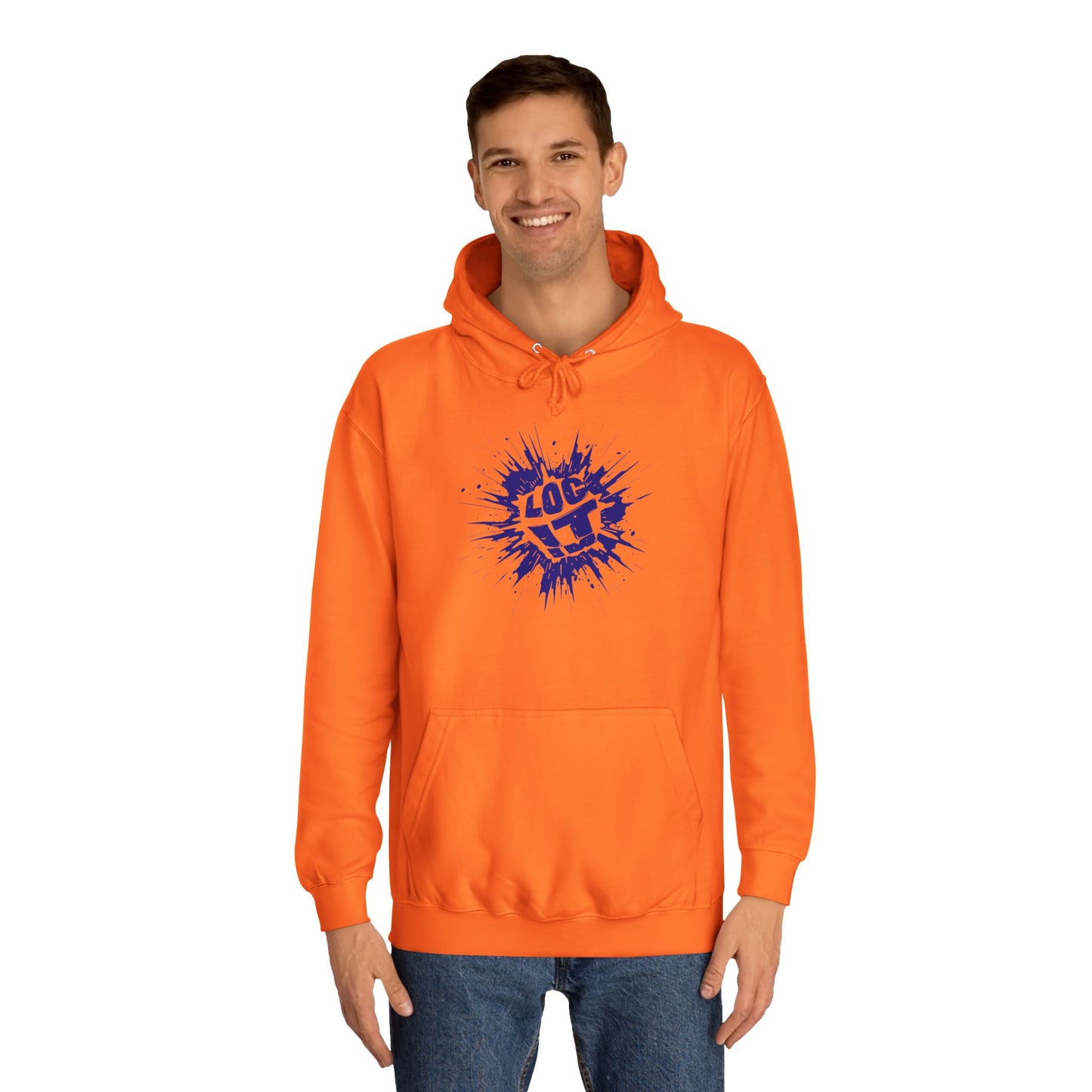 Unisex 'Log it in' Hoodie - Trendy Vibe, Perfect for Everyday wear, Casual Style, Great for Gifting, Ideal for Life