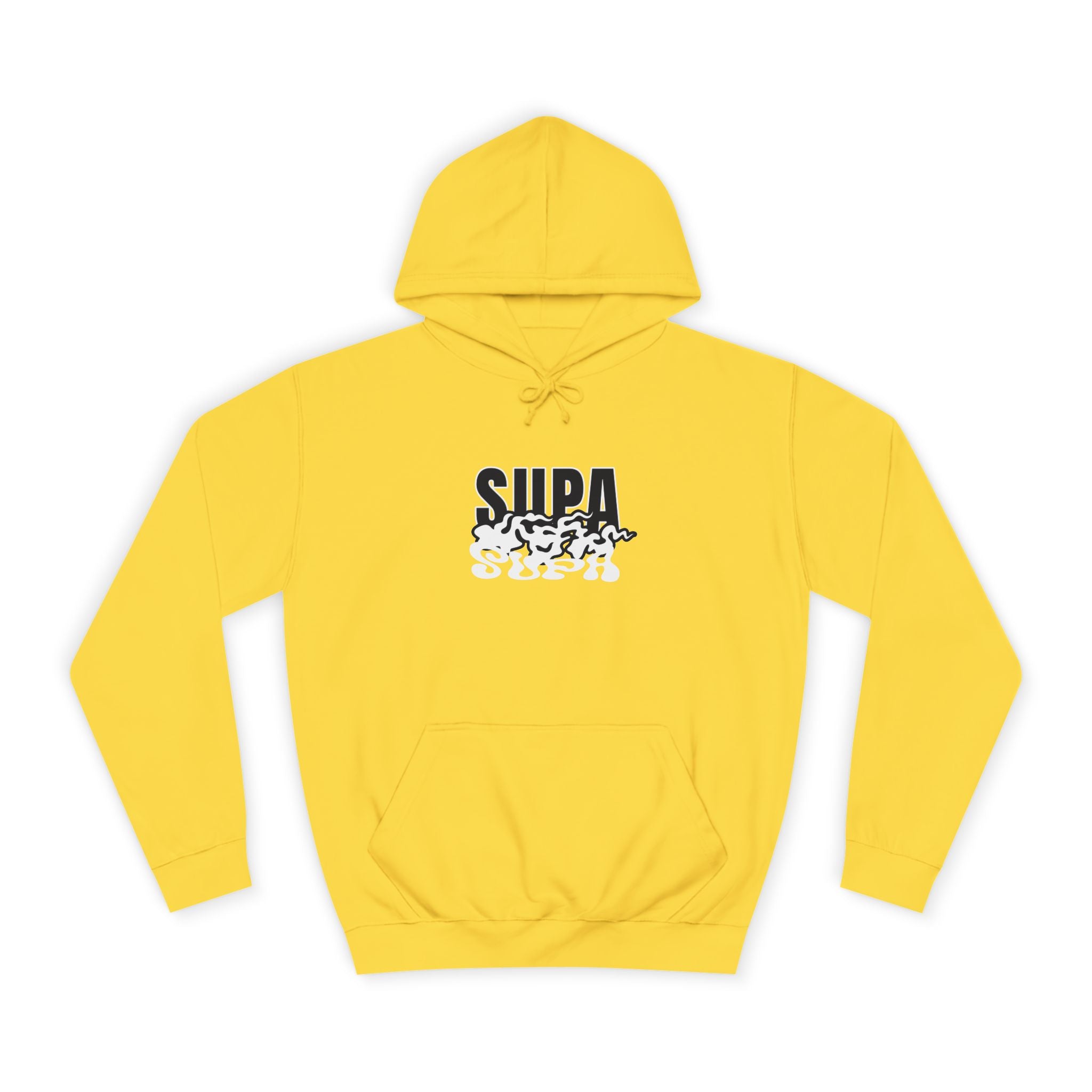 Trendy Unisex Hoodie with 'SUPA' Design | Casual Wear, Apparel, Street Style, Gift, Cozy Fashion