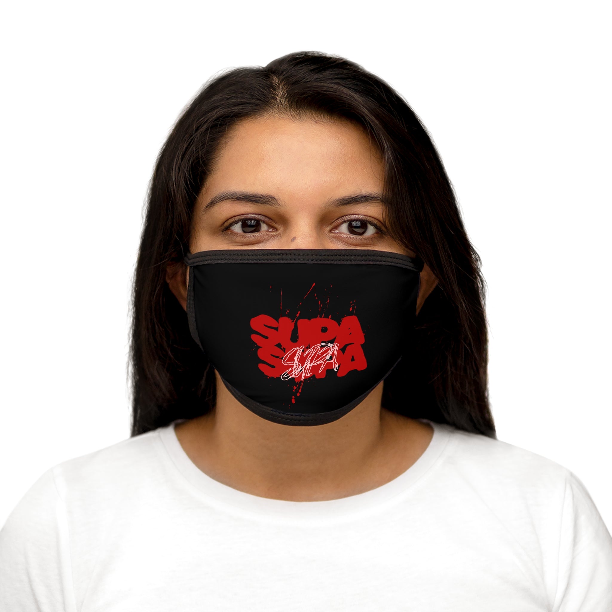 Supa Supa Red Graffiti Face Mask