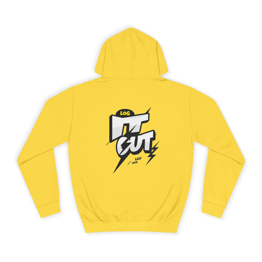Log it out Graphic Hoodie, Unisex Hoodie, Streetwear Fashion, Casual Wear, Gift, Trendy Apparel