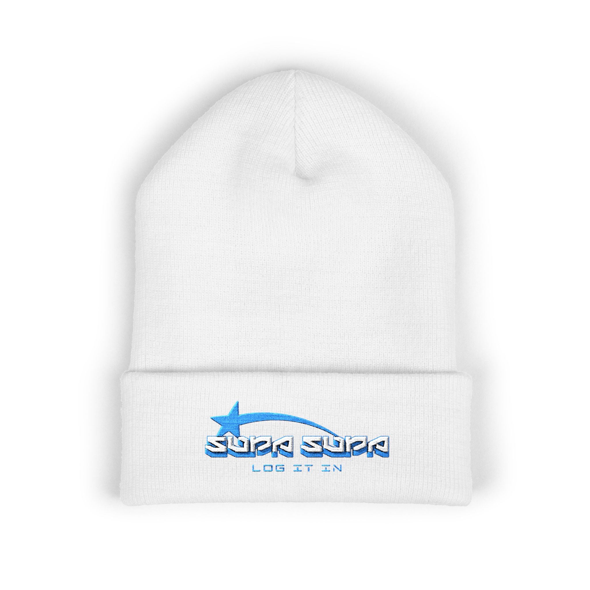 "Supa Supa" Classic Cuffed Beanie (Embroidery)