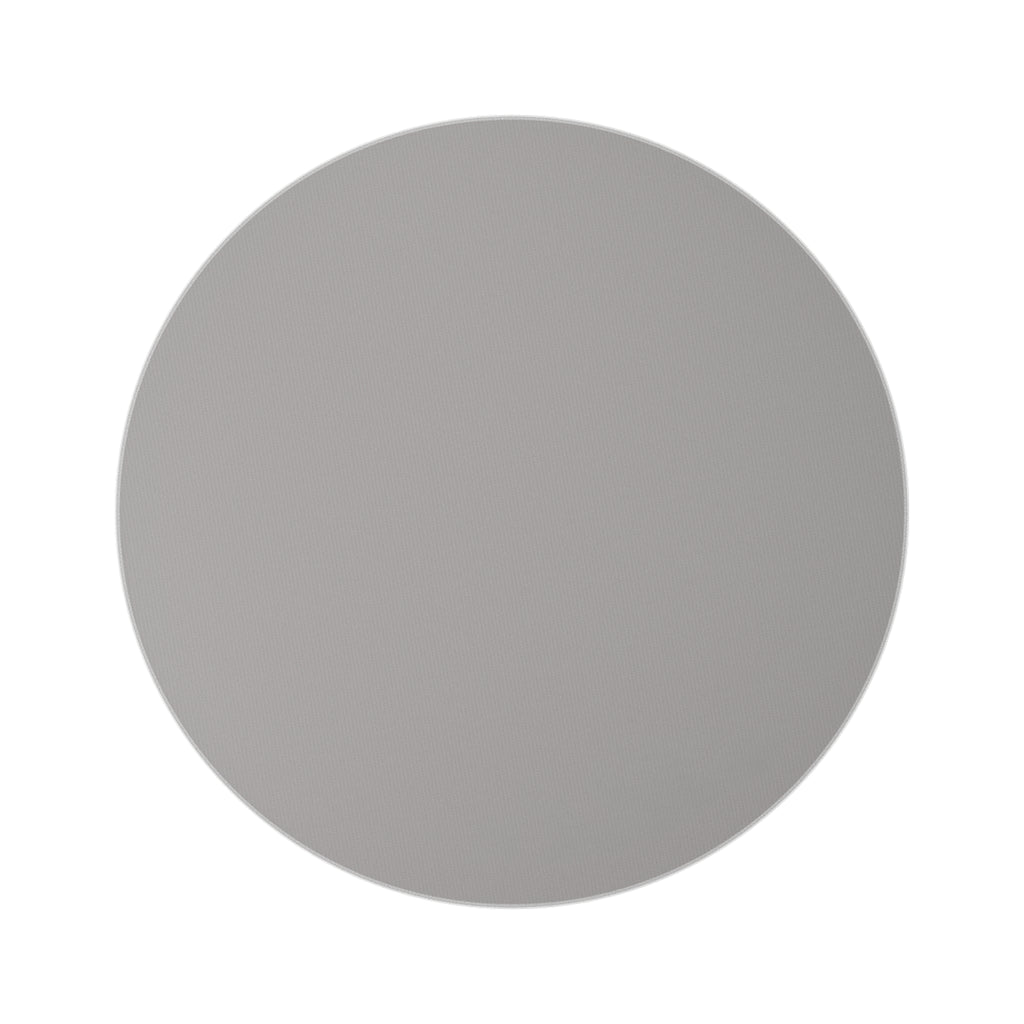 Round Rug — 'Tell Them, Log It Out' Graphic Accent Mat
