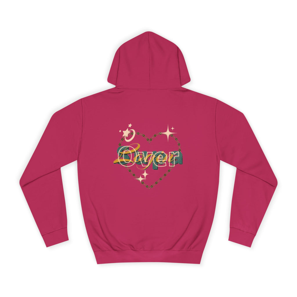 Charming Heart Hoodie with Floral Design, Unisex Casual Sweatshirt, Trendy Gift, Relaxed Wear, Unique Apparel