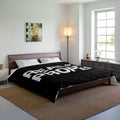 Real Proper Black Comforter – Bold Graphic Bedroom Duvet