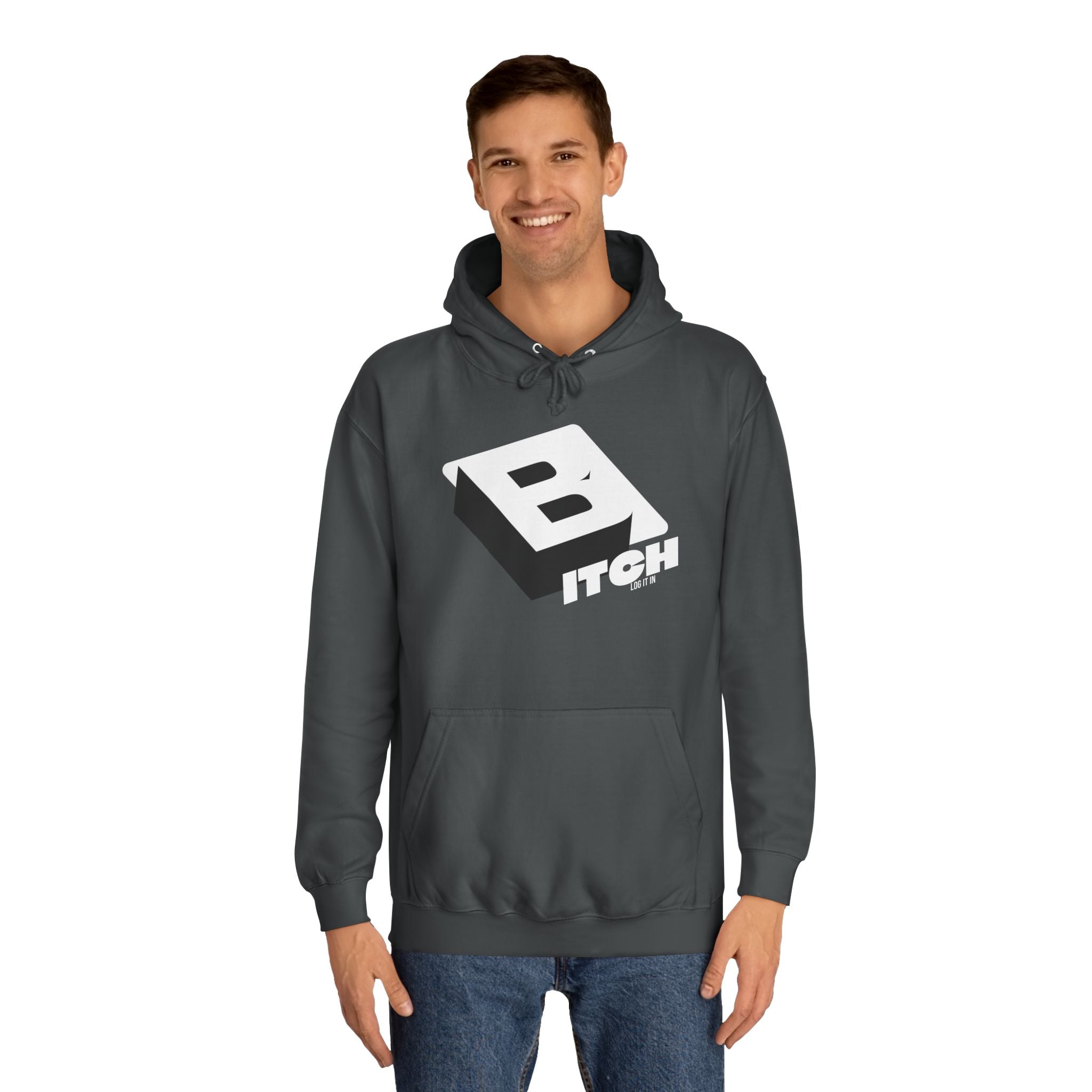 Unisex Hoodie with Bold Logo Design