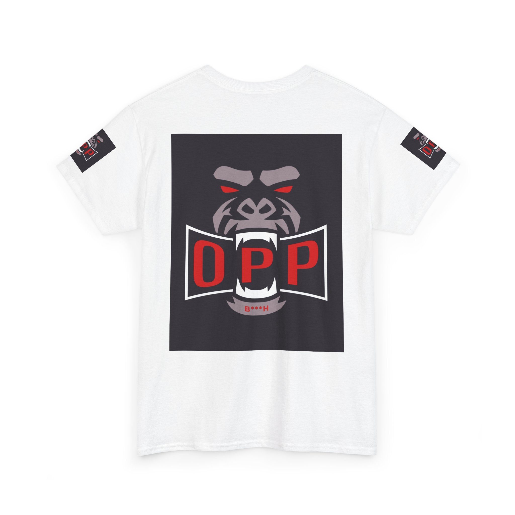Gorilla OPP Graphic Tee — Bold Red & Black Urban Streetwear Shirt