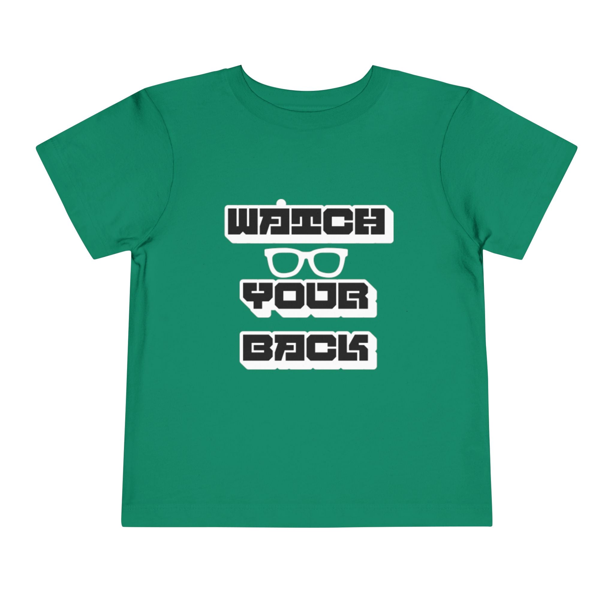 Toddler Tee — "Watch Your Back" Graphic Kids Shirt