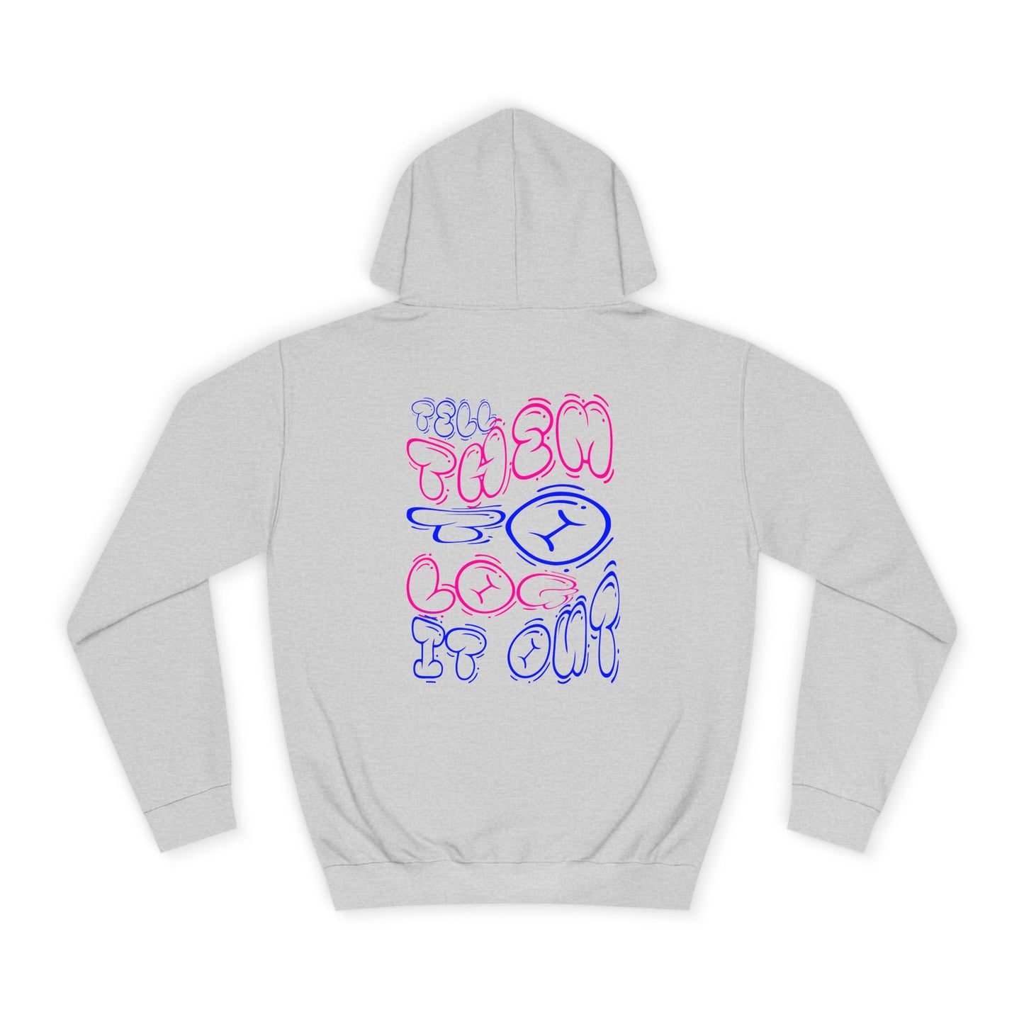 Unisex Log it Out Hoodie with Motivational Design | Cozy Wear, Fun Apparel,Casual