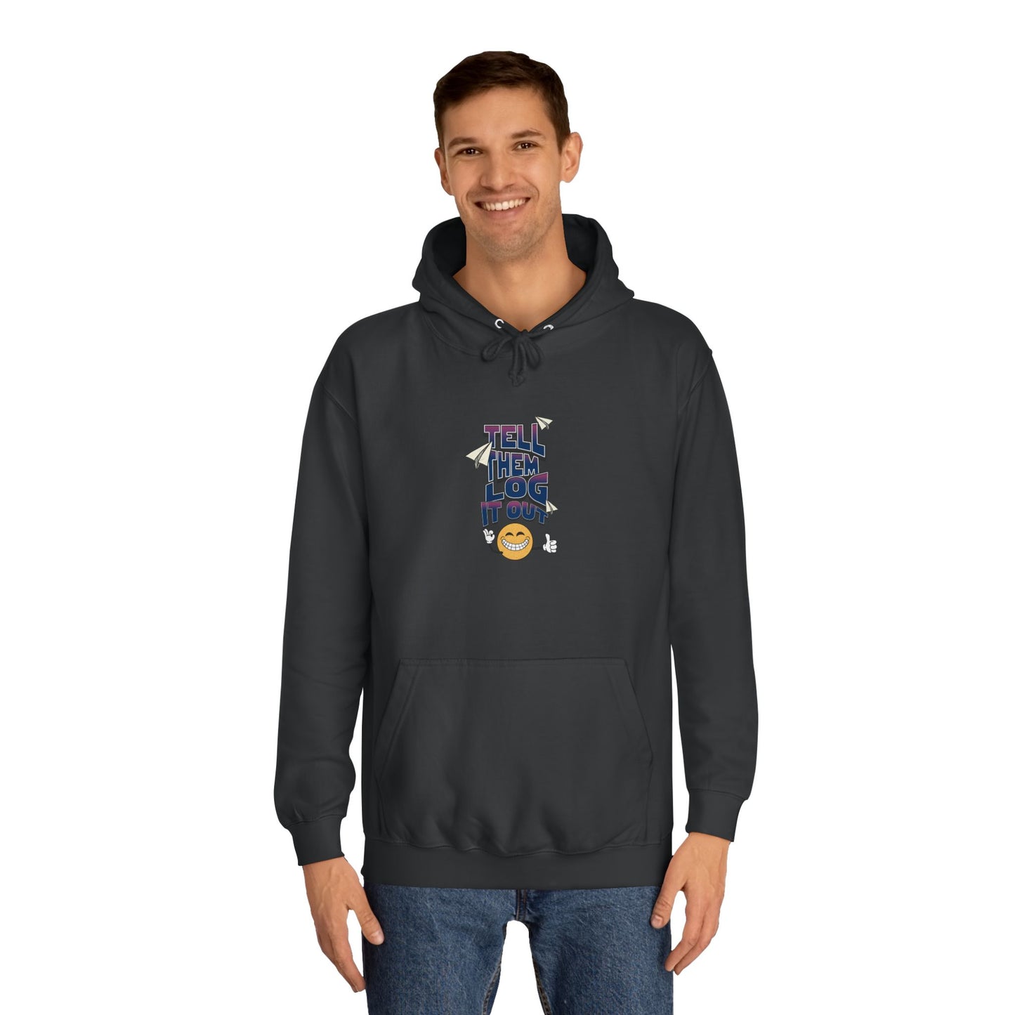 Unisex Hoodie with Fun Graphic, Casual Wear, Relaxed Vibe, Everyday Comfort