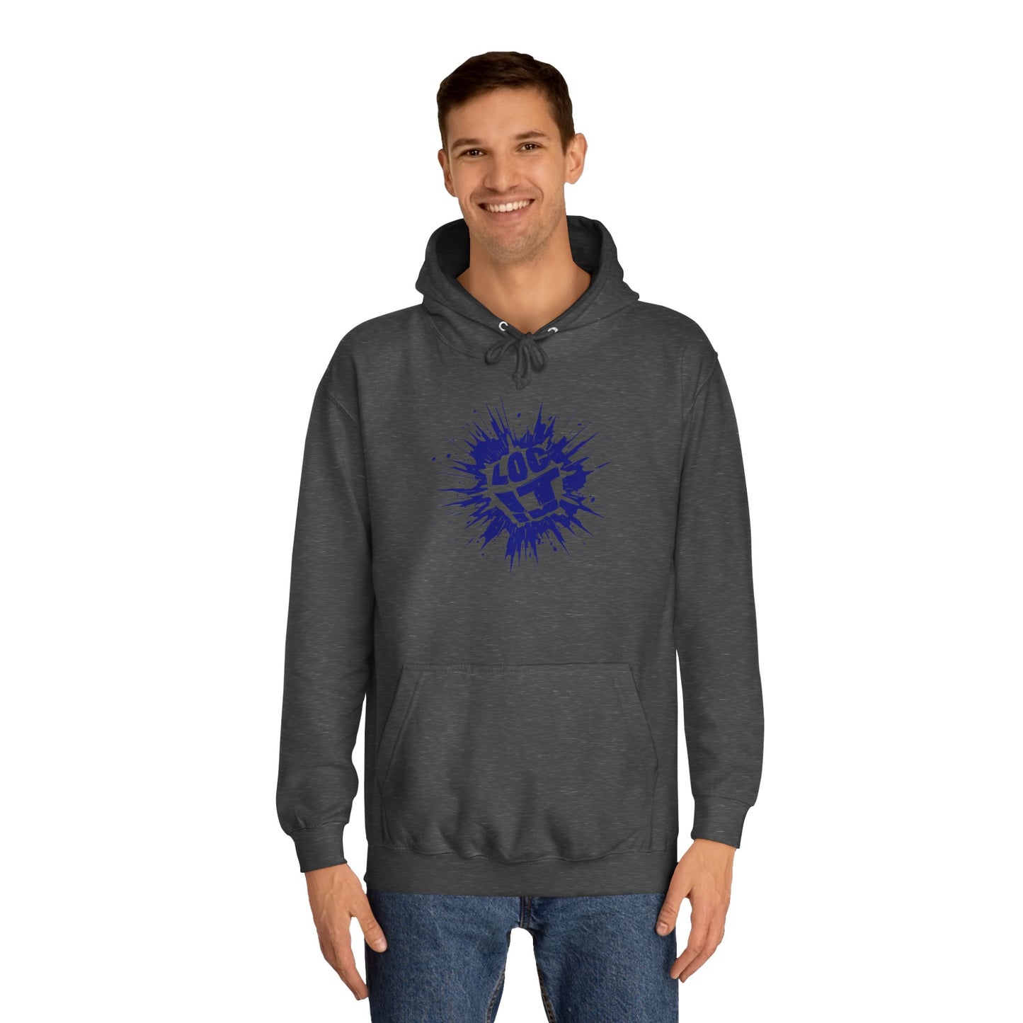 Unisex 'Log it in' Hoodie - Trendy Vibe, Perfect for Everyday wear, Casual Style, Great for Gifting, Ideal for Life