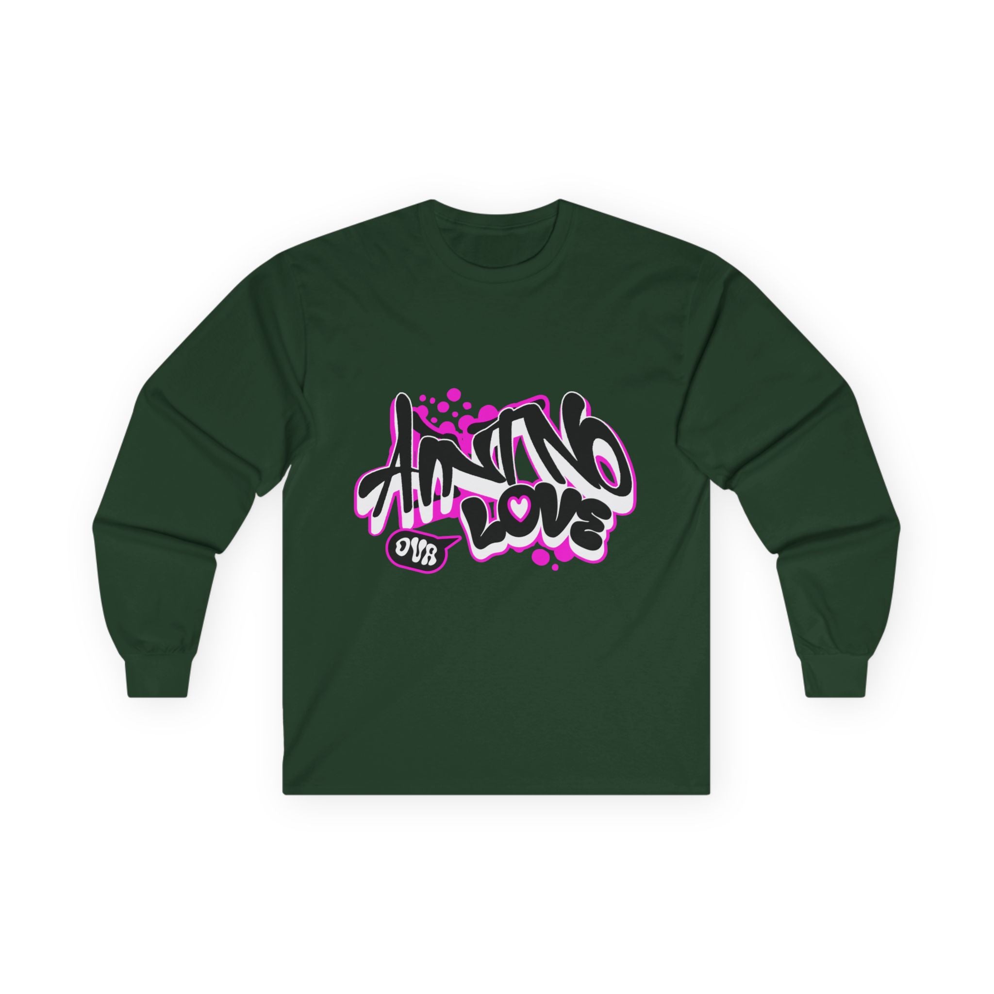 Graffiti "NO LOVE" Long Sleeve Tee — Streetwear Urban Art Shirt