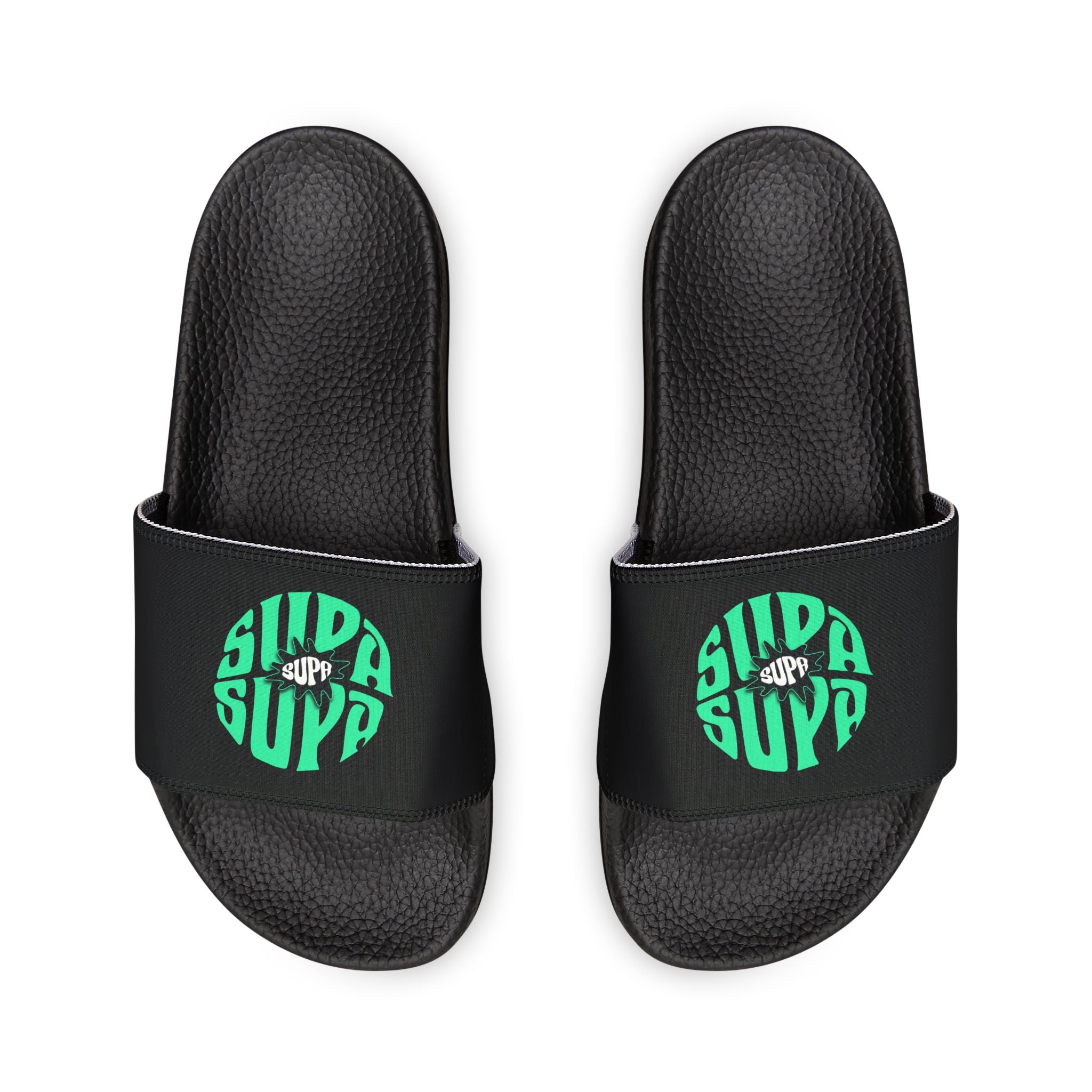 Men's Slide Sandals — Removable Strap Casual Supa Supa Slides with Bold Graphic