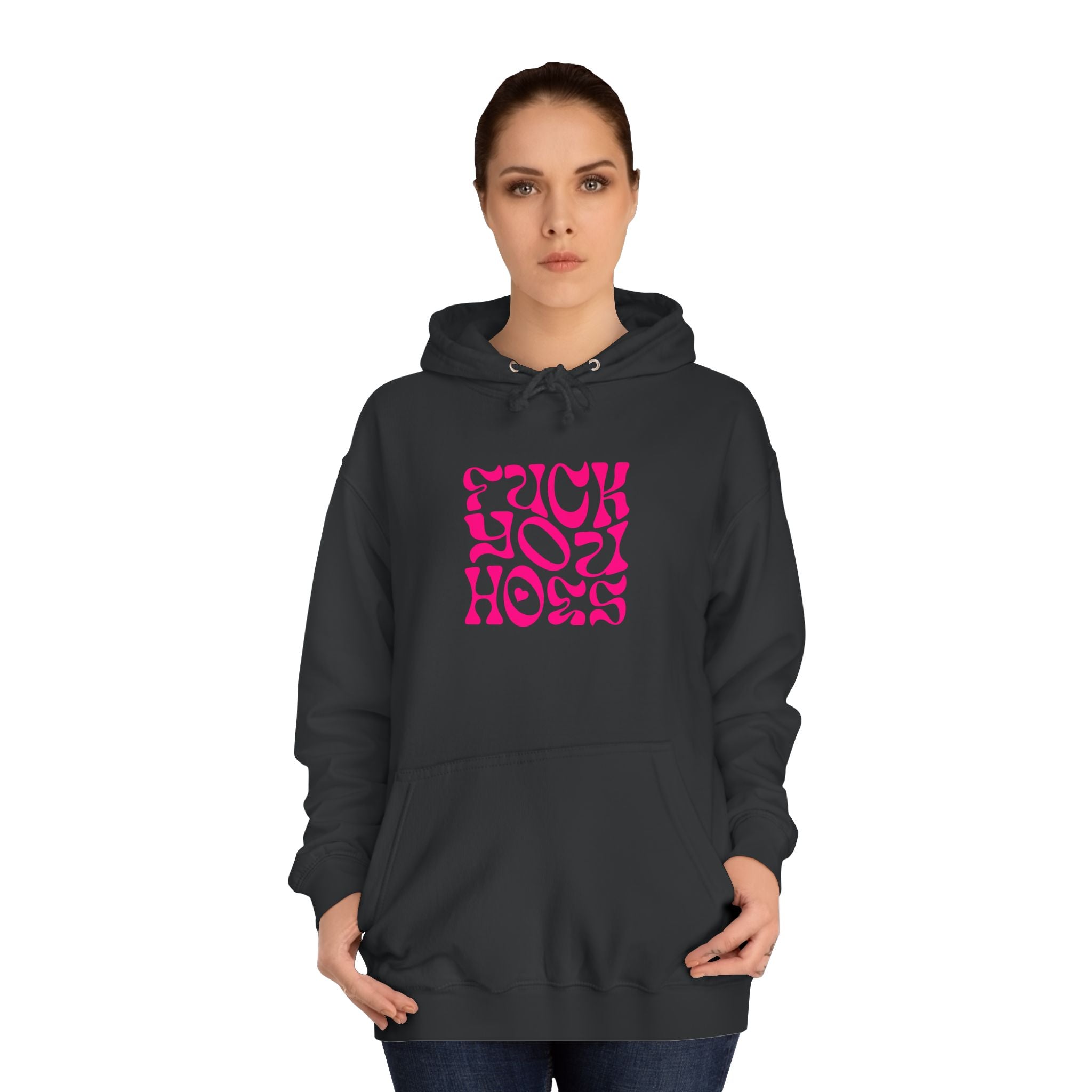 Trendy Unisex Hoodie with Bold Graphic Design