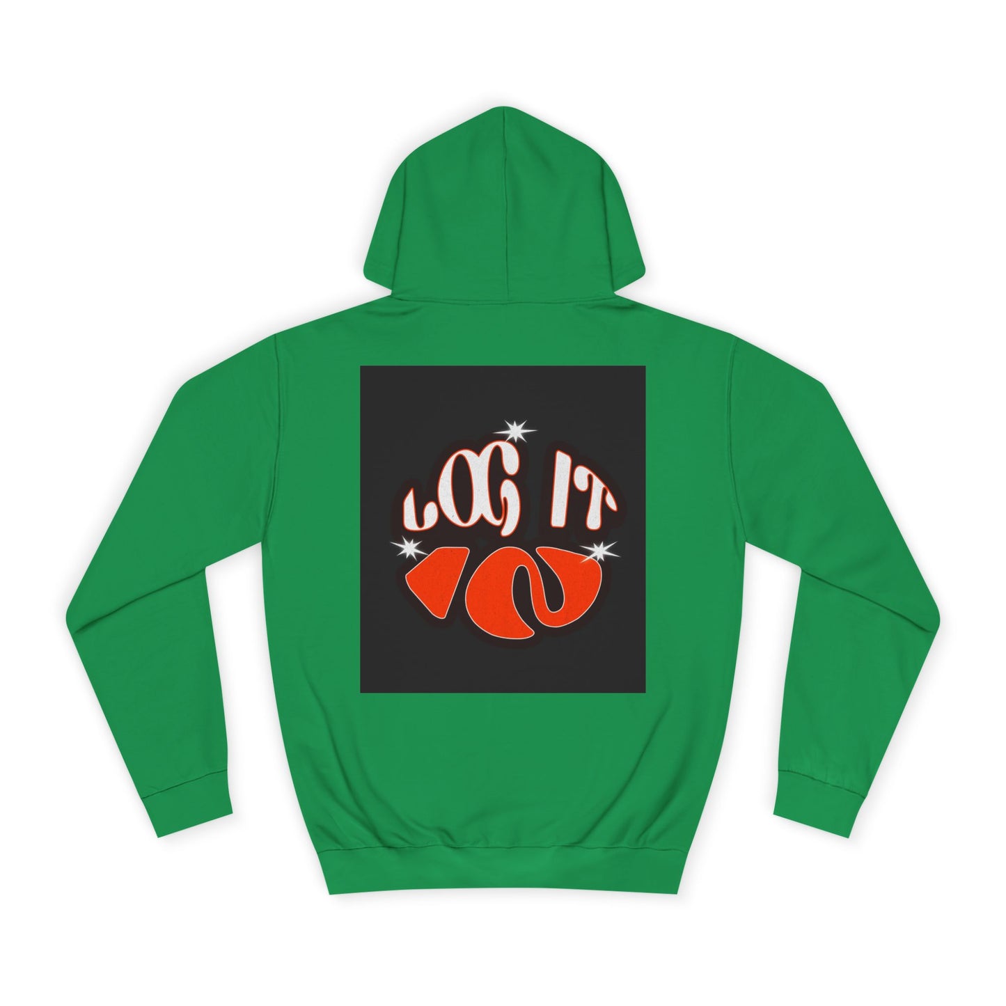 Trendy Unisex Log it in Hoodie, Casual Wear, custom Gear, Gift, Relaxed Fit