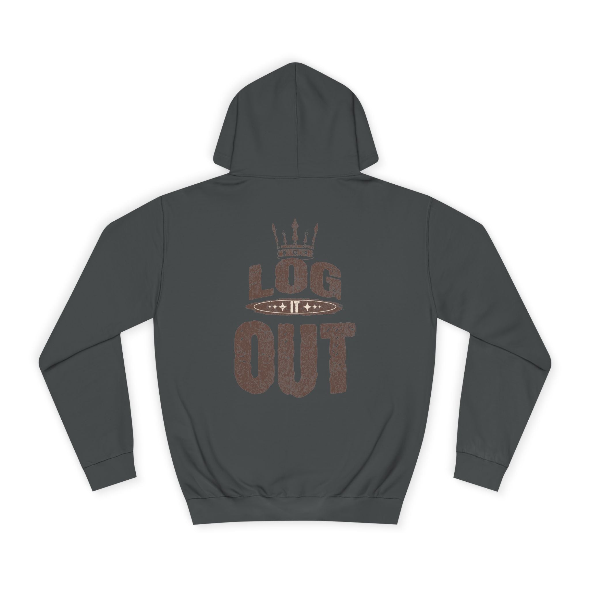 Unisex Hoodie - 'LOG IT OUT' Design, Perfect for Every Day, Casual Wear, Gift, Relaxed Style