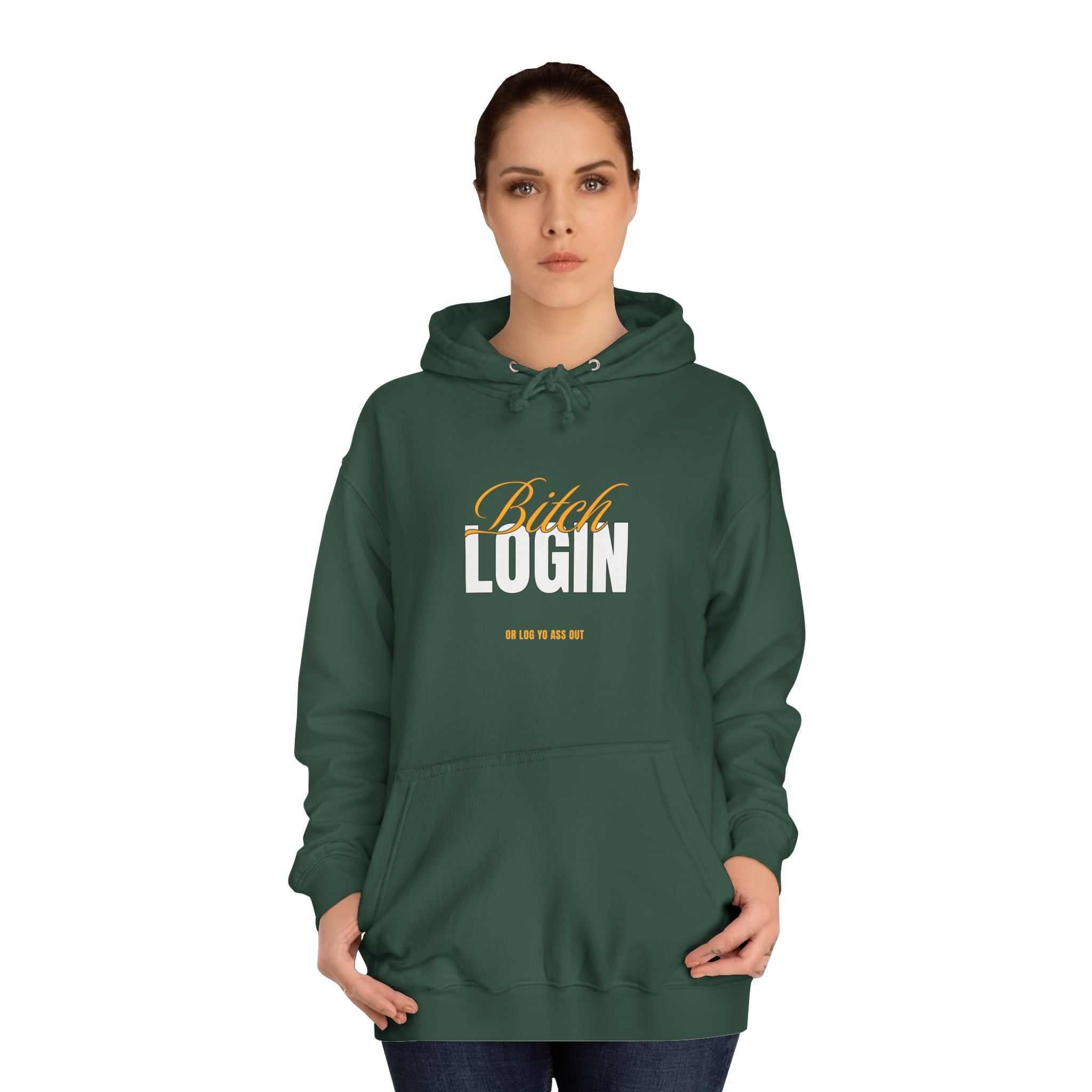 Trendy Unisex Hoodie - 'Bitch Login' Statement Design