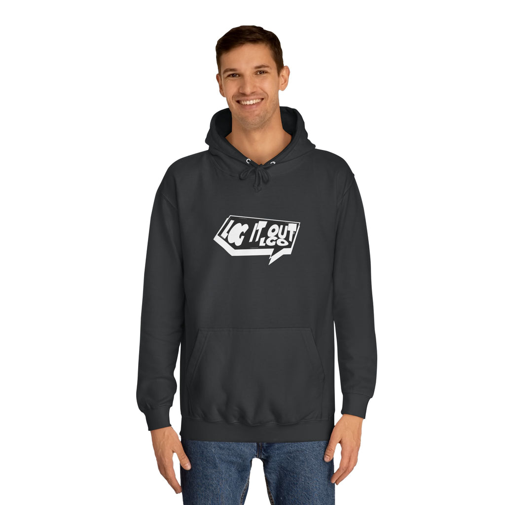 Chill Vibes Unisex Log it out Hoodie - Perfect for Campus Wear, Gifts, Casual Outfits, Fall/Winter Style, Cozy Fashion