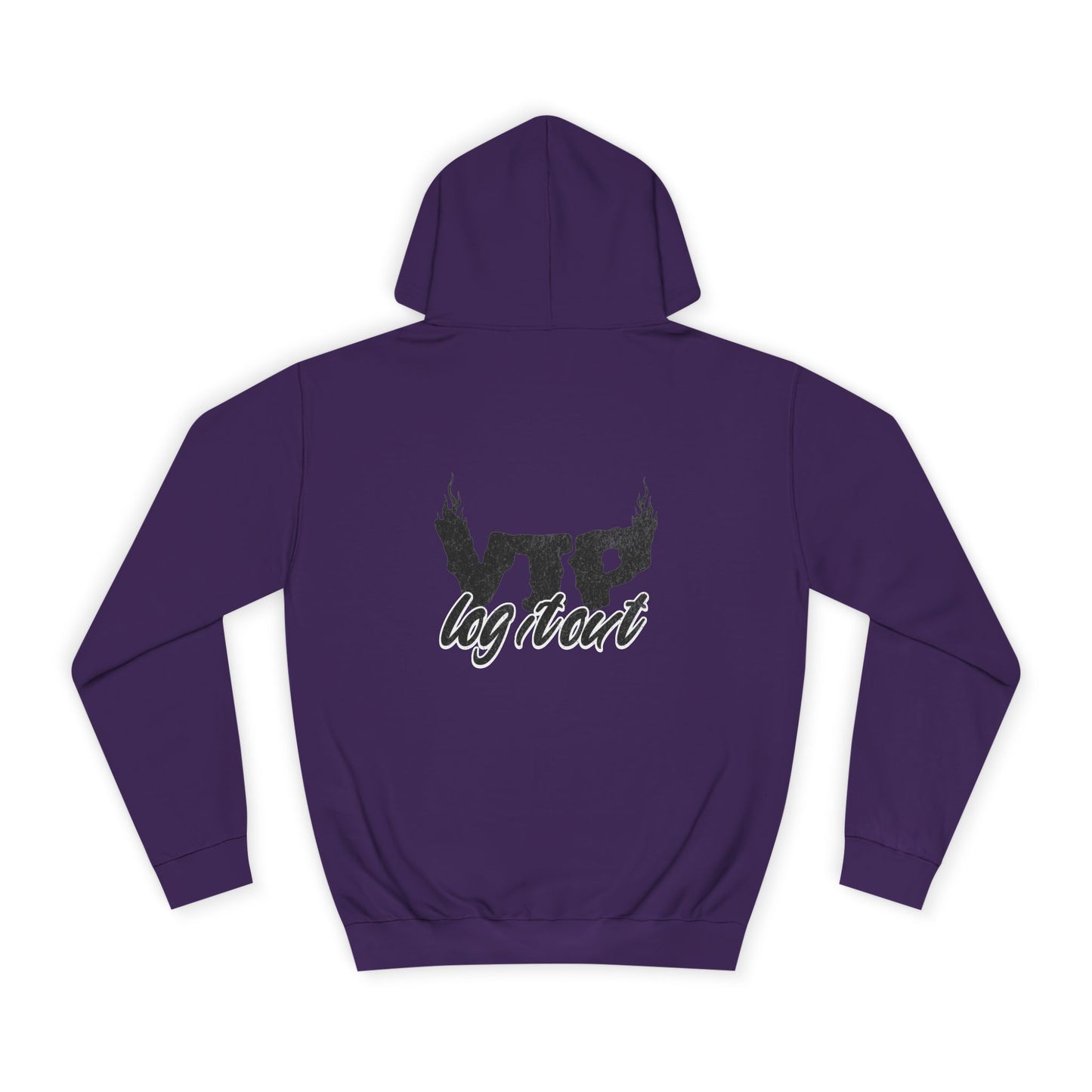 Unisex Log it Out Hoodie with Bold Logo, Casual Streetwear, Perfect for Any Thing, Comfortable Gift for Everyday Wear