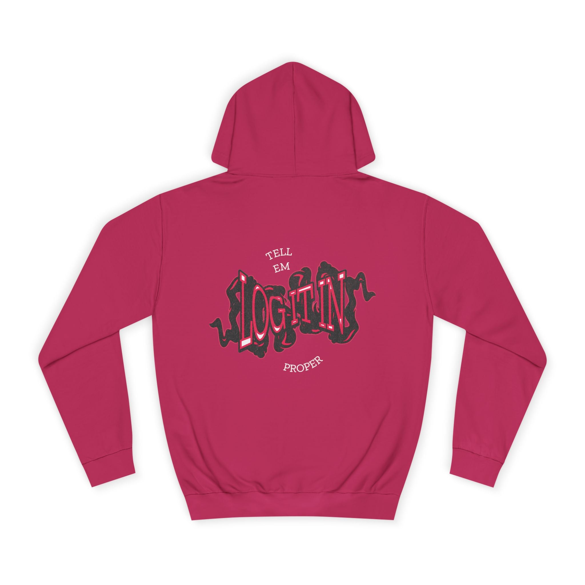 'Log it in'Hoodie for Unisex, Casual Wear, Trendy Apparel, Perfect for Everyday wear, Comfortable Fit