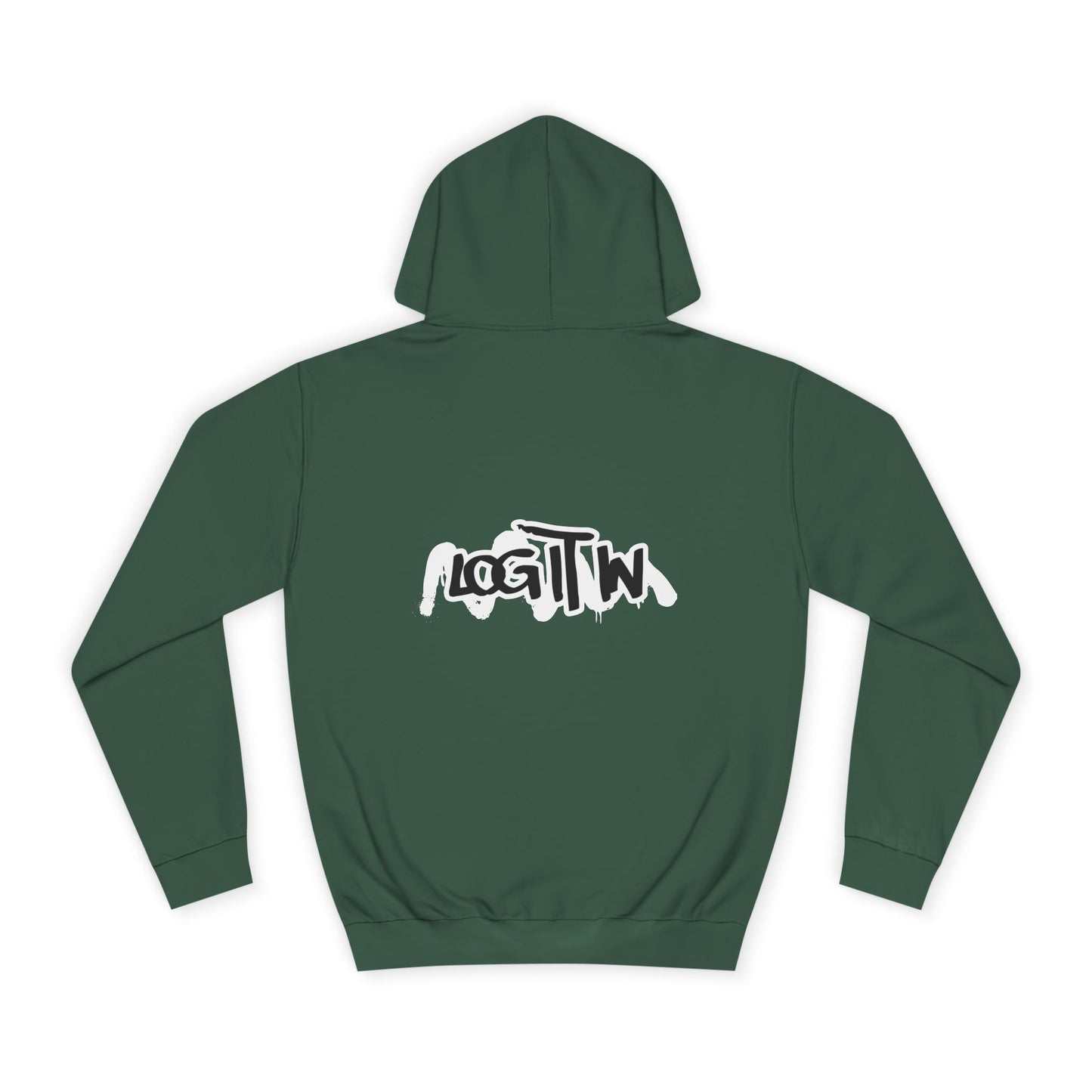 Unisex Log it in  Hoodie with Trendy Graphic, Stylish Casual Wear, Gift, Apparel, Cozy Sweatshirt for Every Occasion