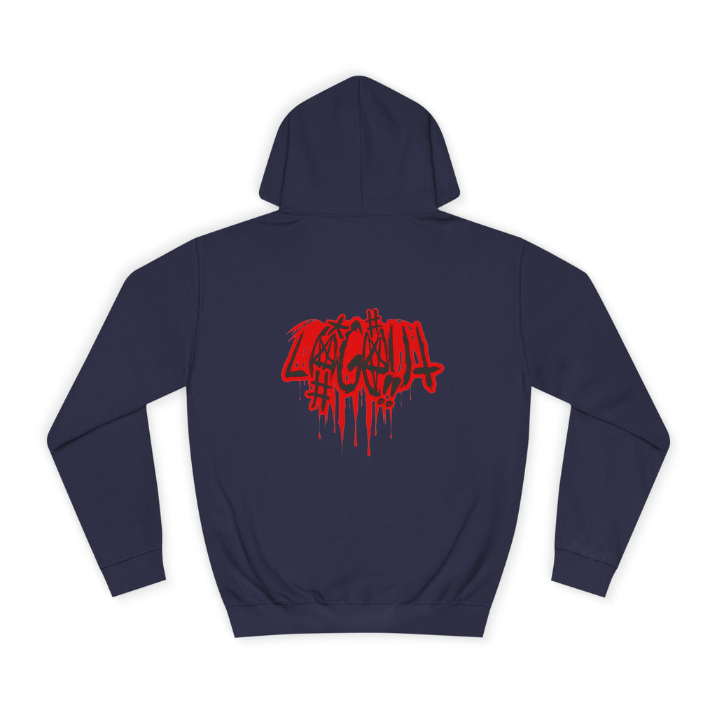 Bold Graffiti log out Hoodie, Unisex Streetwear, Comfortable Casual Wear,