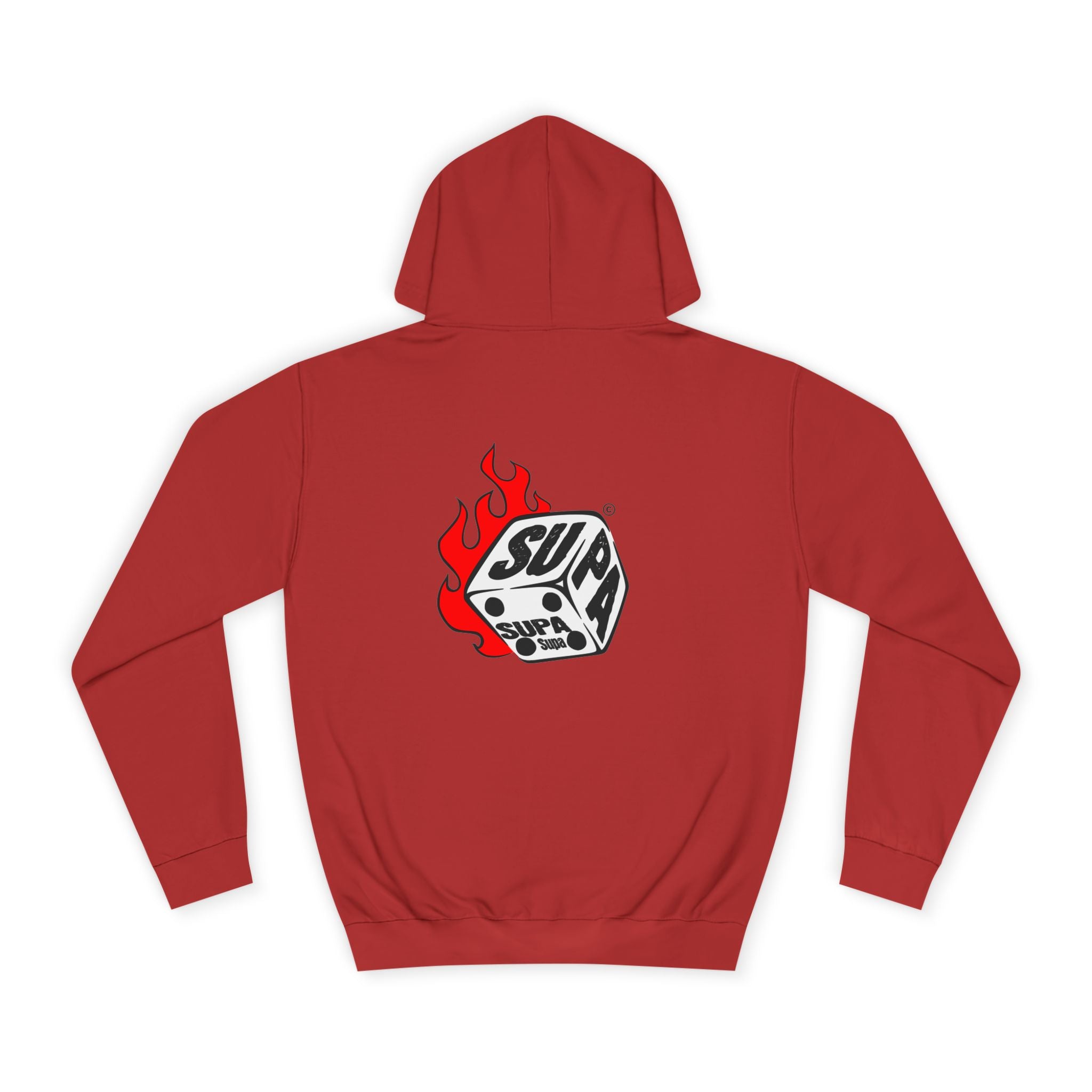 Cool Fire Graphic Unisex SUPA Hoodie, Apparel, Streetwear, Casual Wear, Unique Hooded Sweatshirt