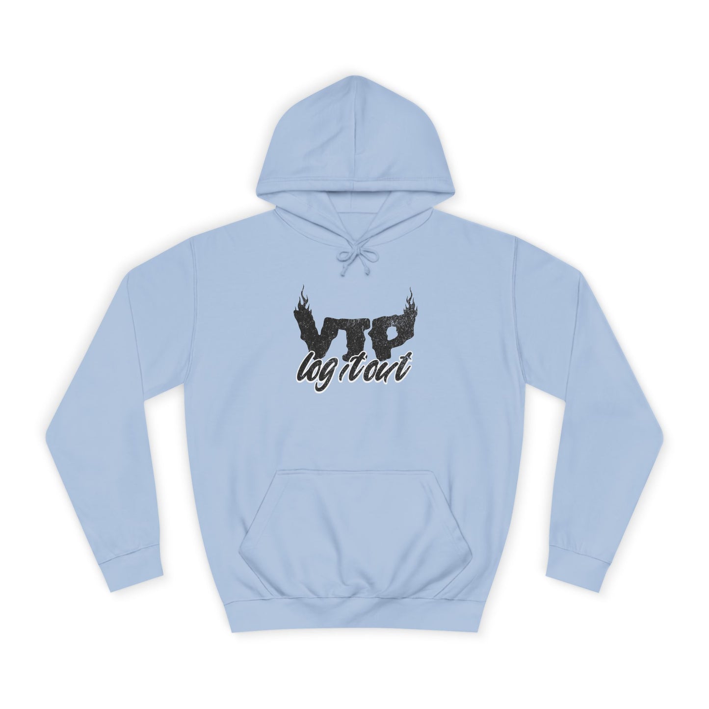 Unisex Log it Out Hoodie with Bold Logo, Casual Streetwear, Perfect for Any Thing, Comfortable Gift for Everyday Wear
